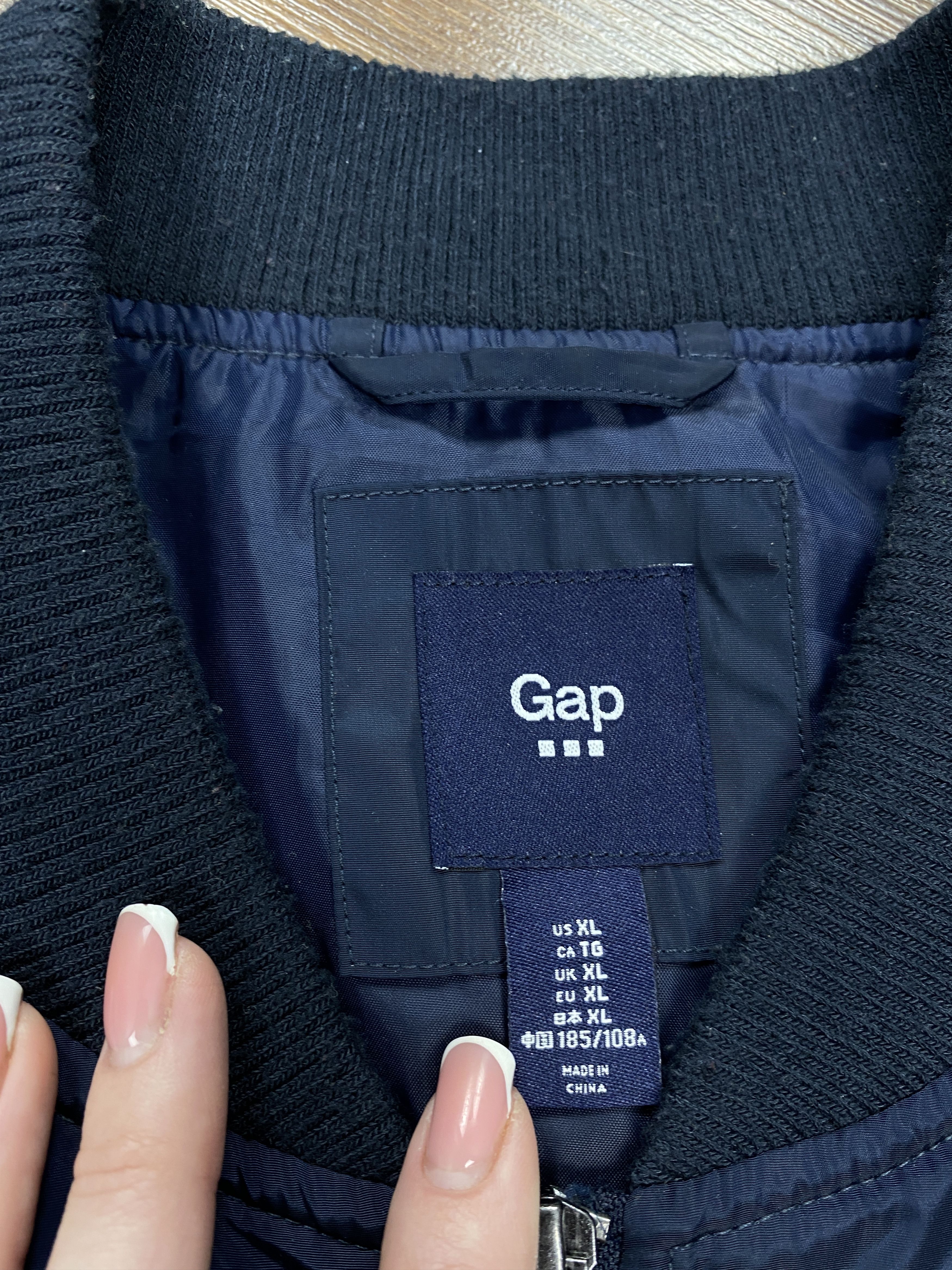 Gap Gap Vintage Mens Nylon Bomber Jacket Size US XL / EU 56 / 4 - 4 Thumbnail