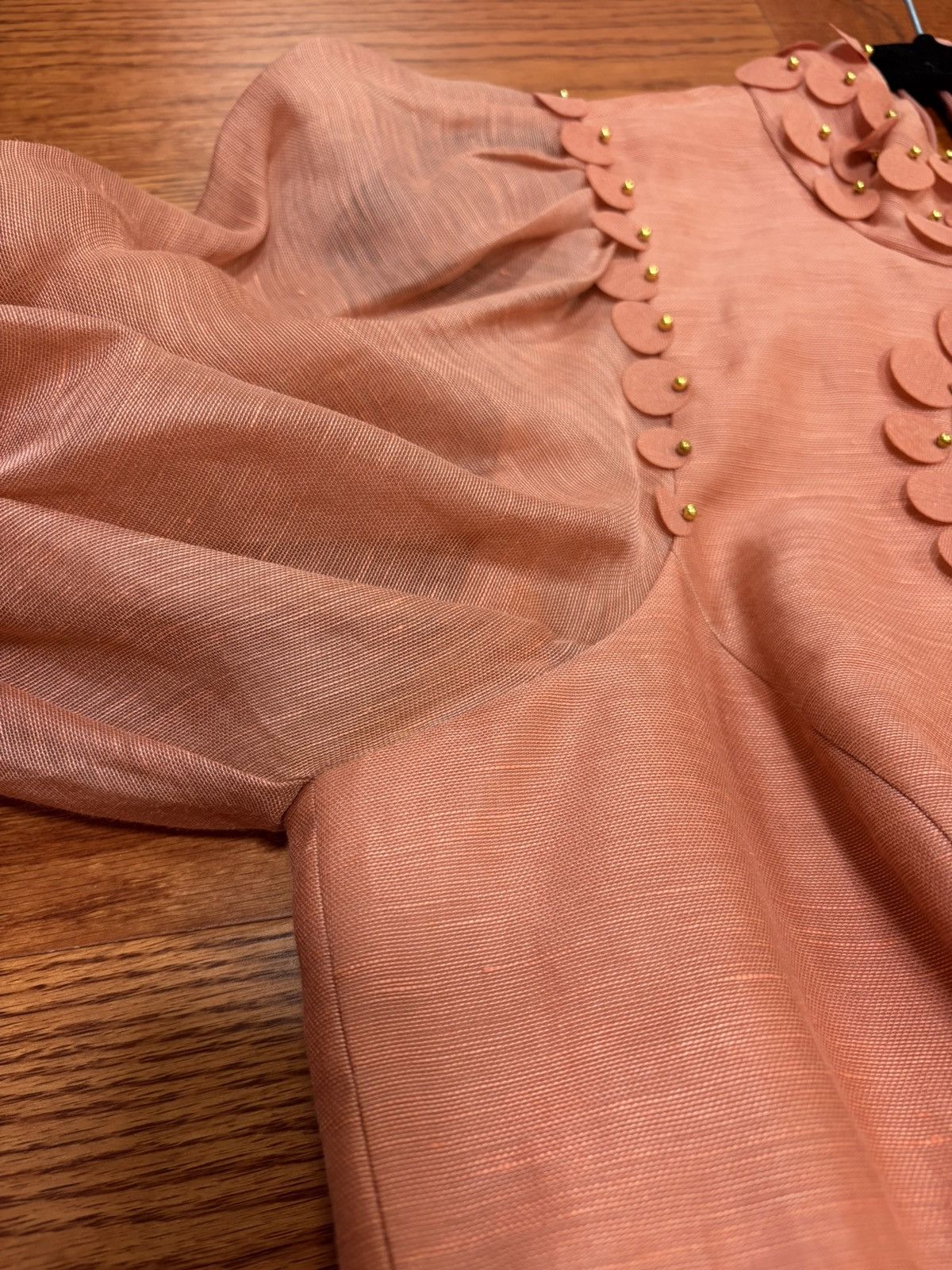 Zimmermann Zimmermann Concert Disc embellished cutout linen&silk dress Size XS / US 0-2 / IT 36-38 - 12 Thumbnail