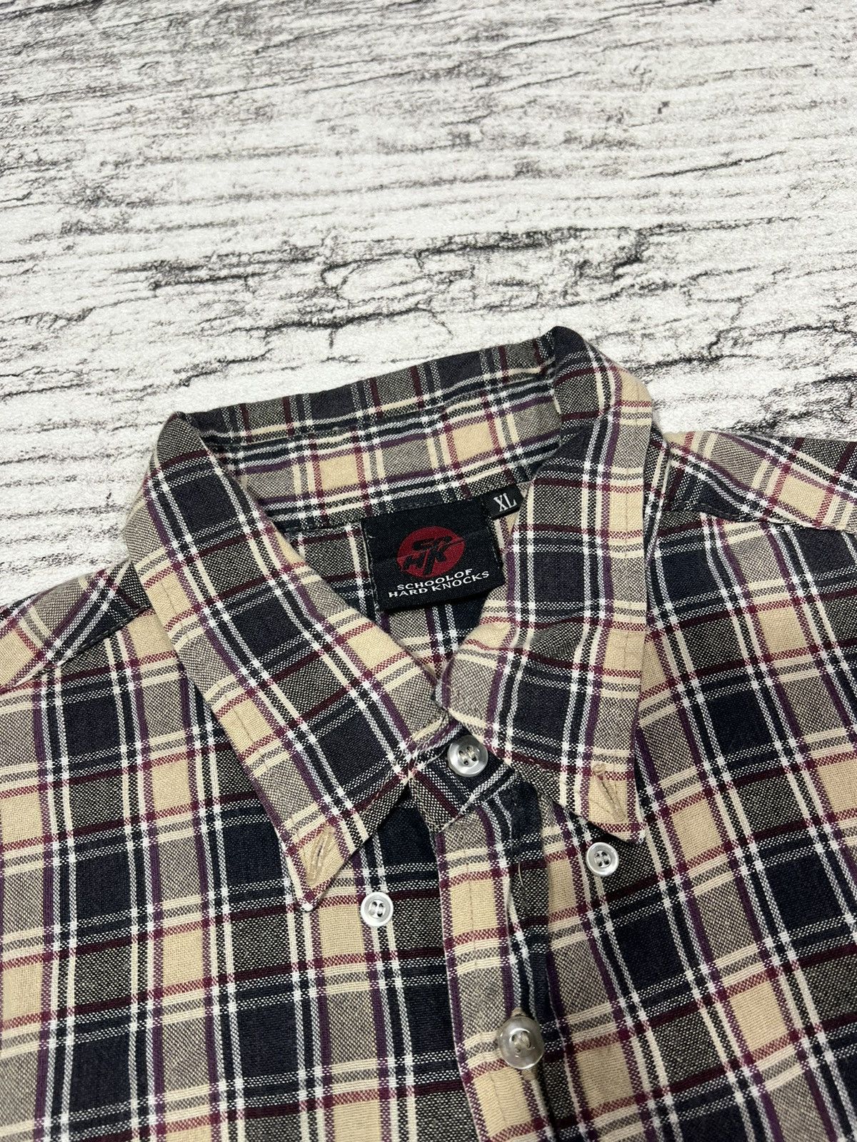 Comme des Garcons SHIRT × Supreme 2000s Japanese SOHK Hysteric Pocket Plaid Boxy Shirt y2k Lgb Size US L / EU 52-54 / 3 - 4 Thumbnail