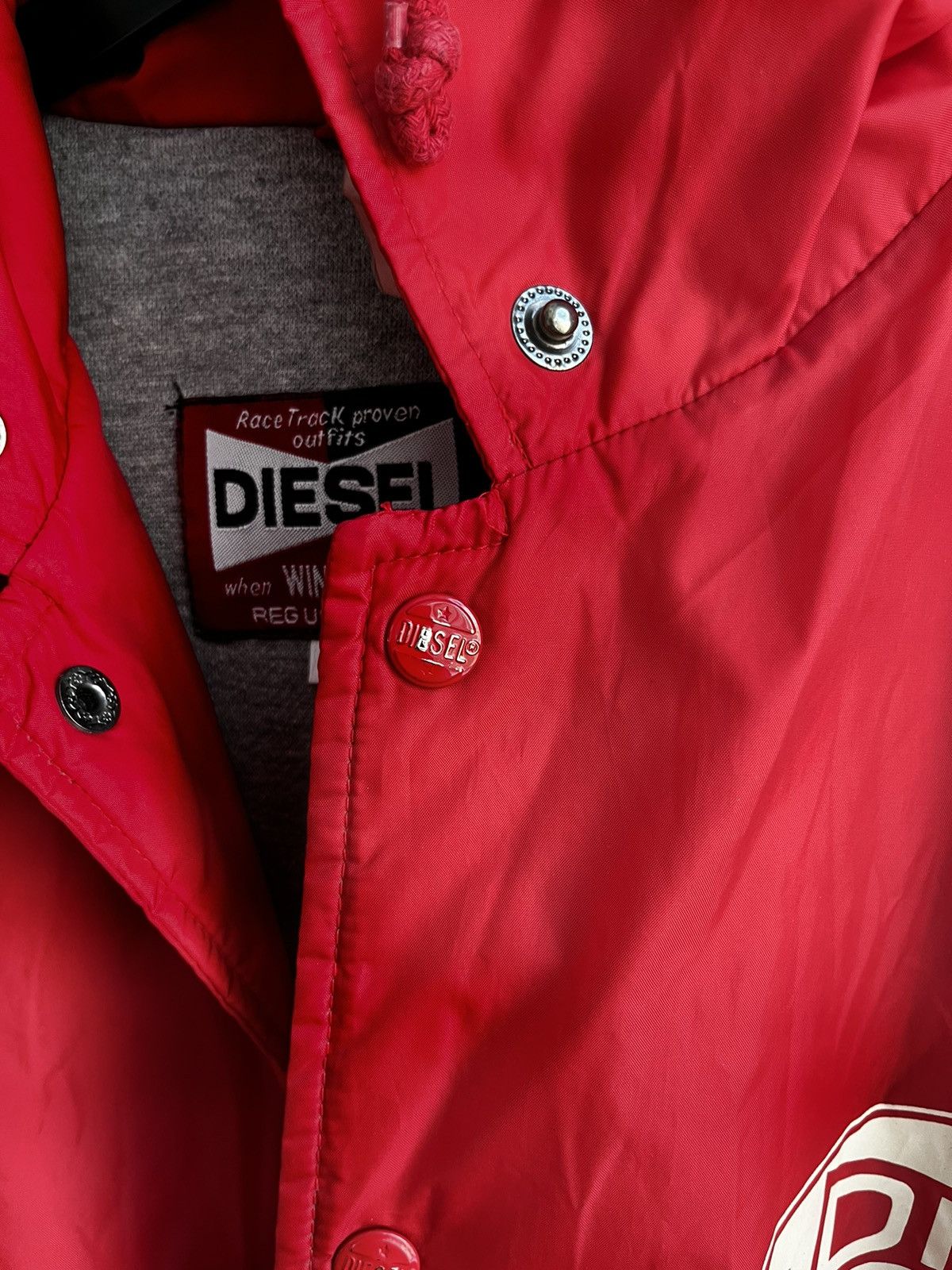Diesel × Vintage Diesel big logo jacket vintage Size US L / EU 52-54 / 3 - 16 Thumbnail
