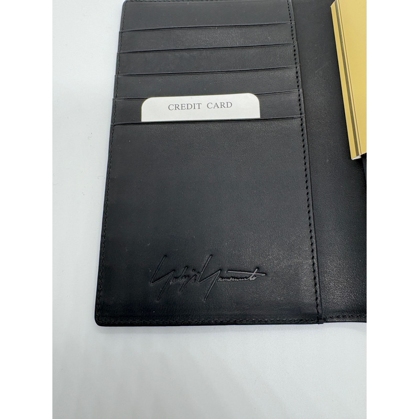 Yohji Yamamoto Leather Cellphone Case Black Size ONE SIZE - 4 Thumbnail