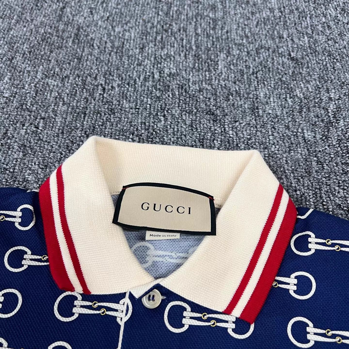 Gucci Gucci 25 All Over Print Knit Polo Short Sleeve L 99 New Size US L / EU 52-54 / 3 - 5 Thumbnail