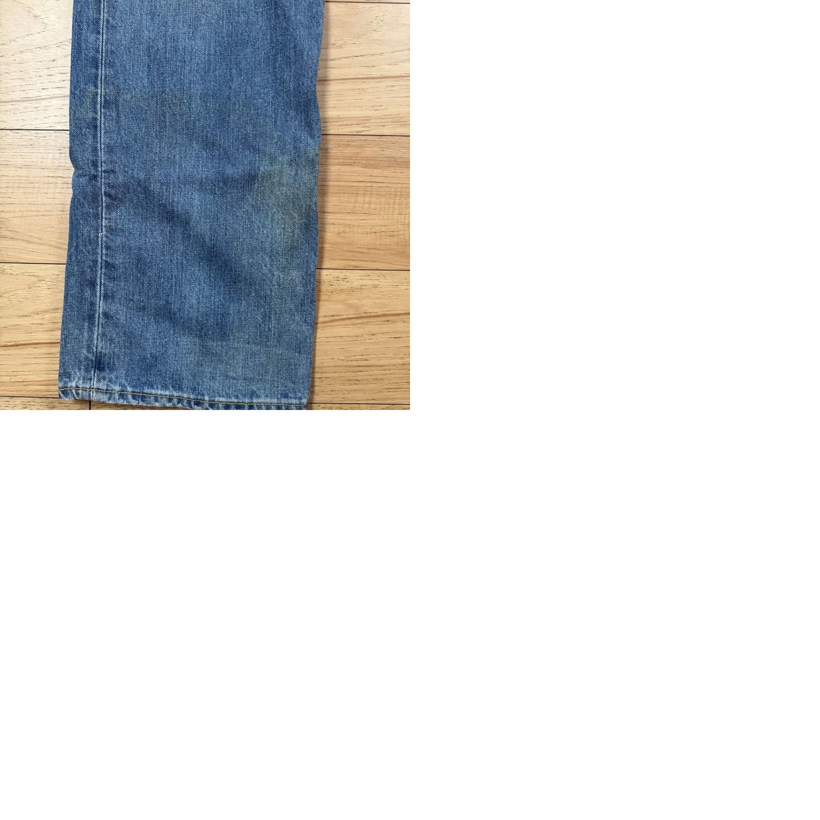 Polo Ralph Lauren VINTAGE Polo Ralph Lauren Jeans Denim Straight Classic Mens 36x33 Beige Light Blue 33 Inseam 35? Size US S / EU 44-46 / 1 - 9 Thumbnail