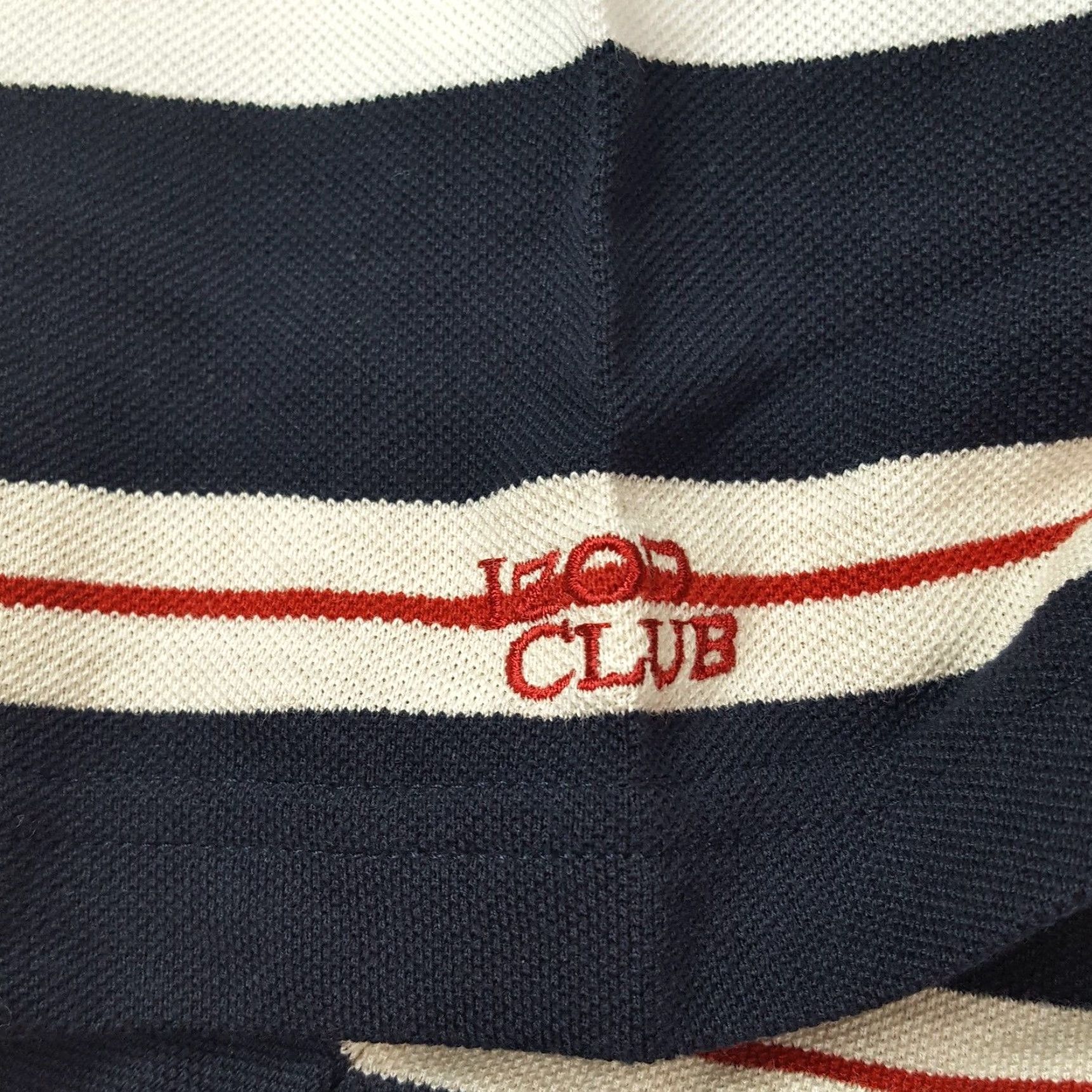 Izod VINTAGE IZOD Polo Shirt Mens L White Striped Collared Golf Club 90s Retro PGA Etsy Style Size US L / EU 52-54 / 3 - 5 Thumbnail