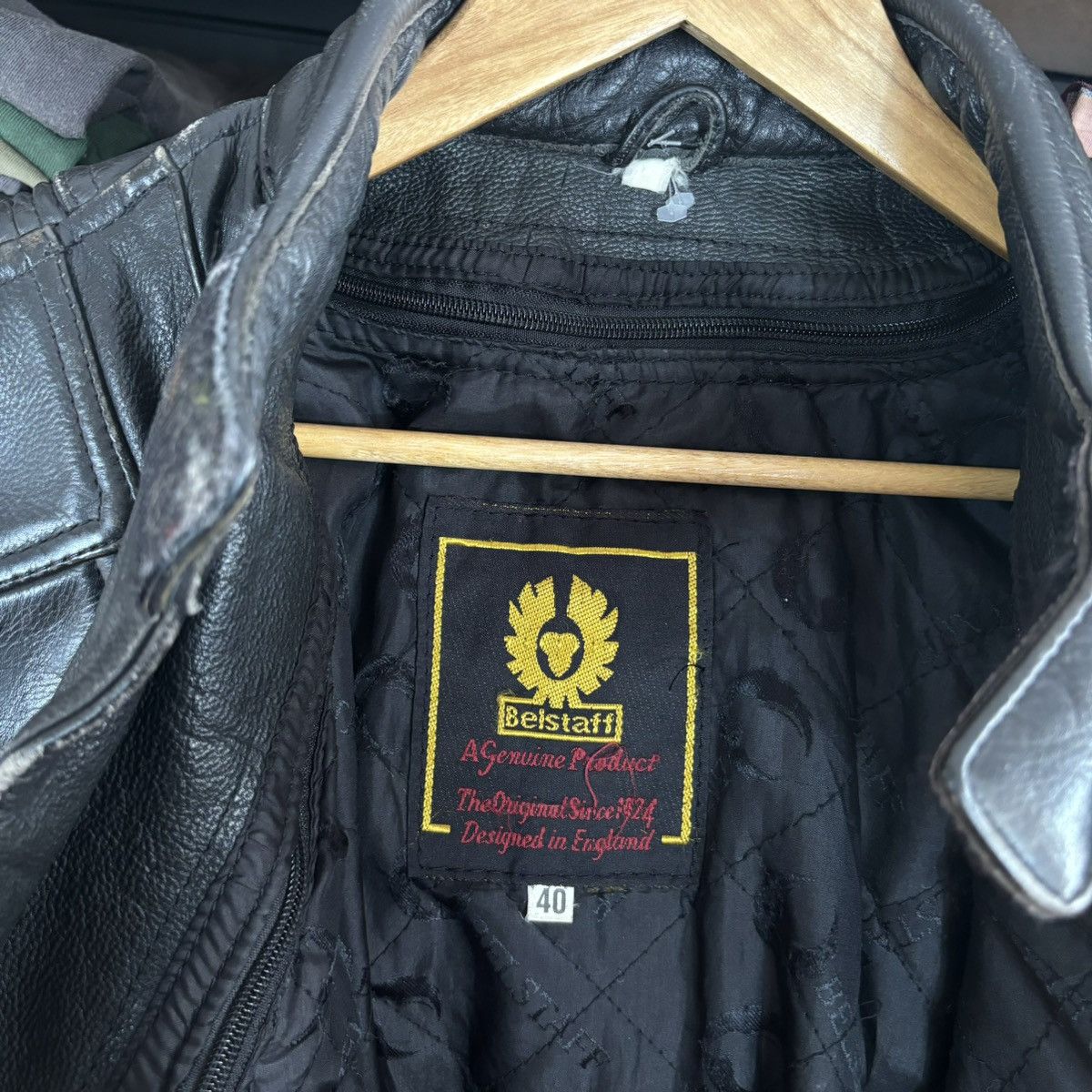 Belstaff × Vintage Belstaff leather biker jacket vintage racing rare size M Size US M / EU 48-50 / 2 - 8 Thumbnail