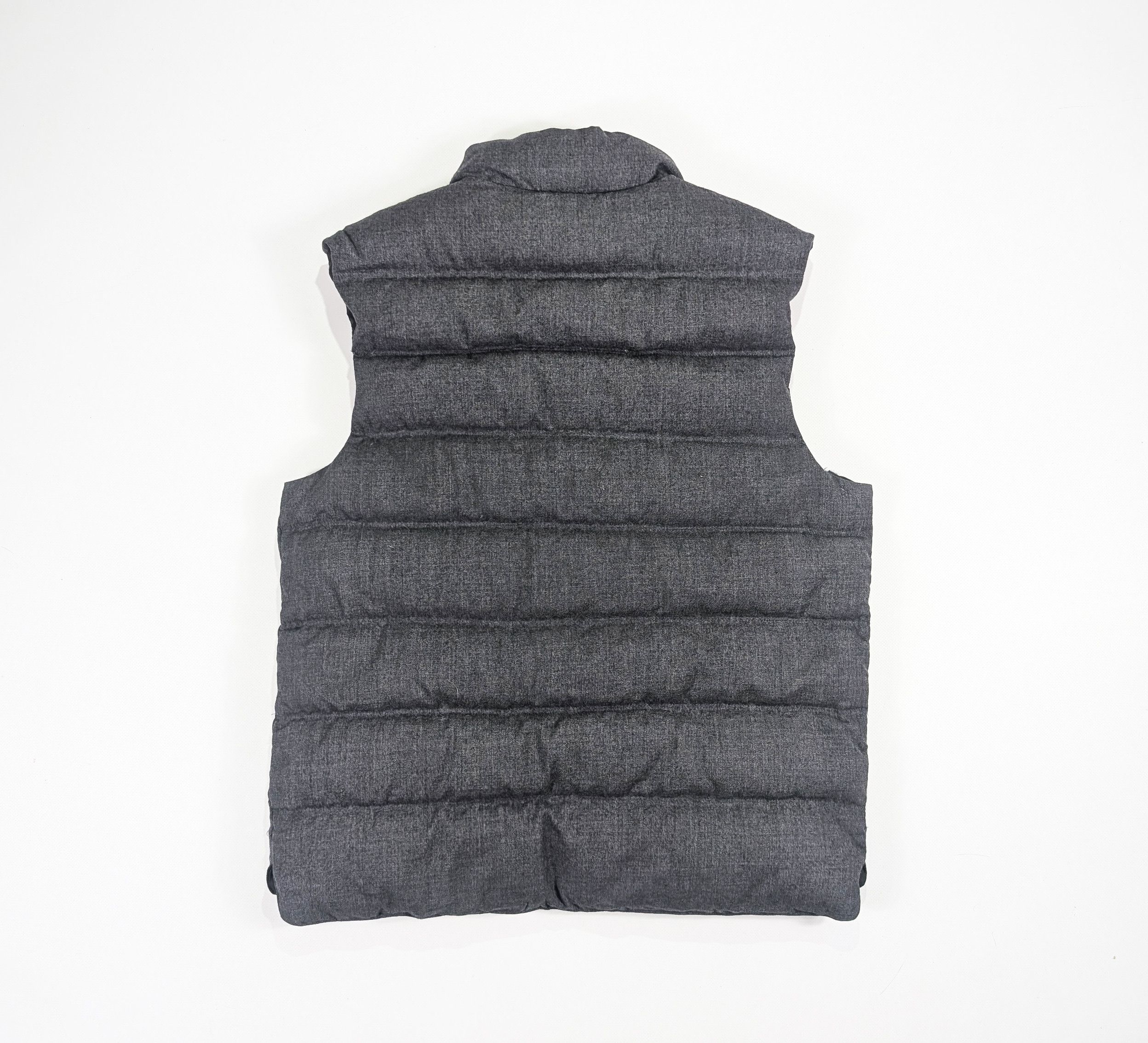 Hackett Hackett Mayfair Gray Wool Blend Puffer Gilet Vest Size M Size US M / EU 48-50 / 2 - 6 Thumbnail