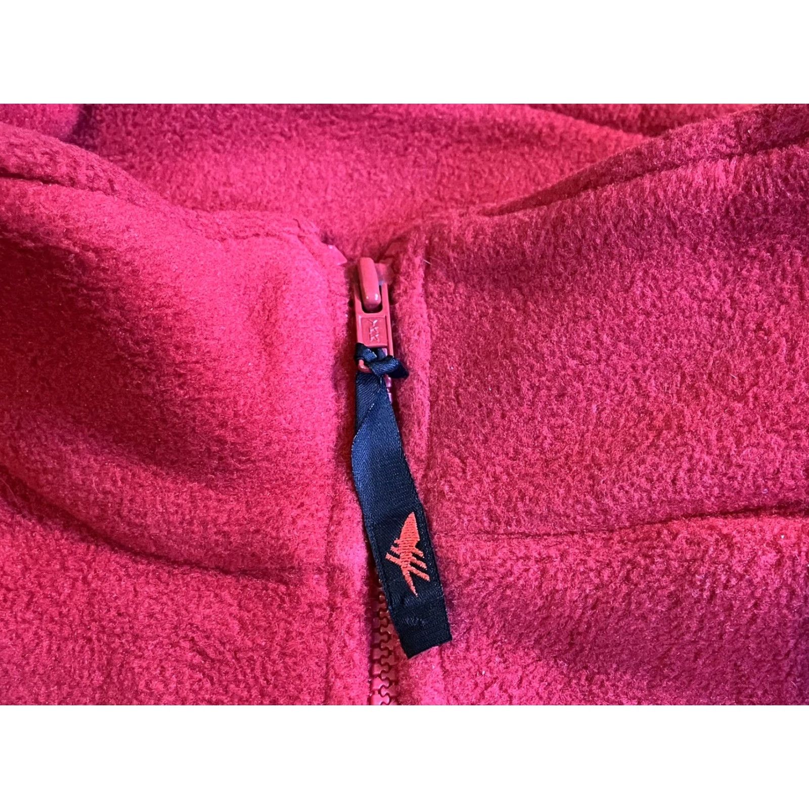 Vintage VINTAGE ABC TV WPLJ Full Zip Fleece Men's XL Red 90s Sweatshirt Polarfleece Sierra Sport Size US XL / EU 56 / 4 - 4 Thumbnail