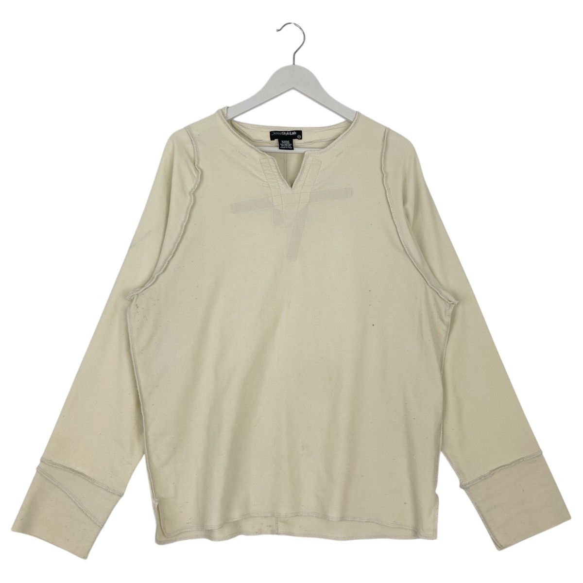 Other Vintage Diesel Style Lab Sweatshirt Beige Made In Italy Size US M / EU 48-50 / 2 - 1 Thumbnail