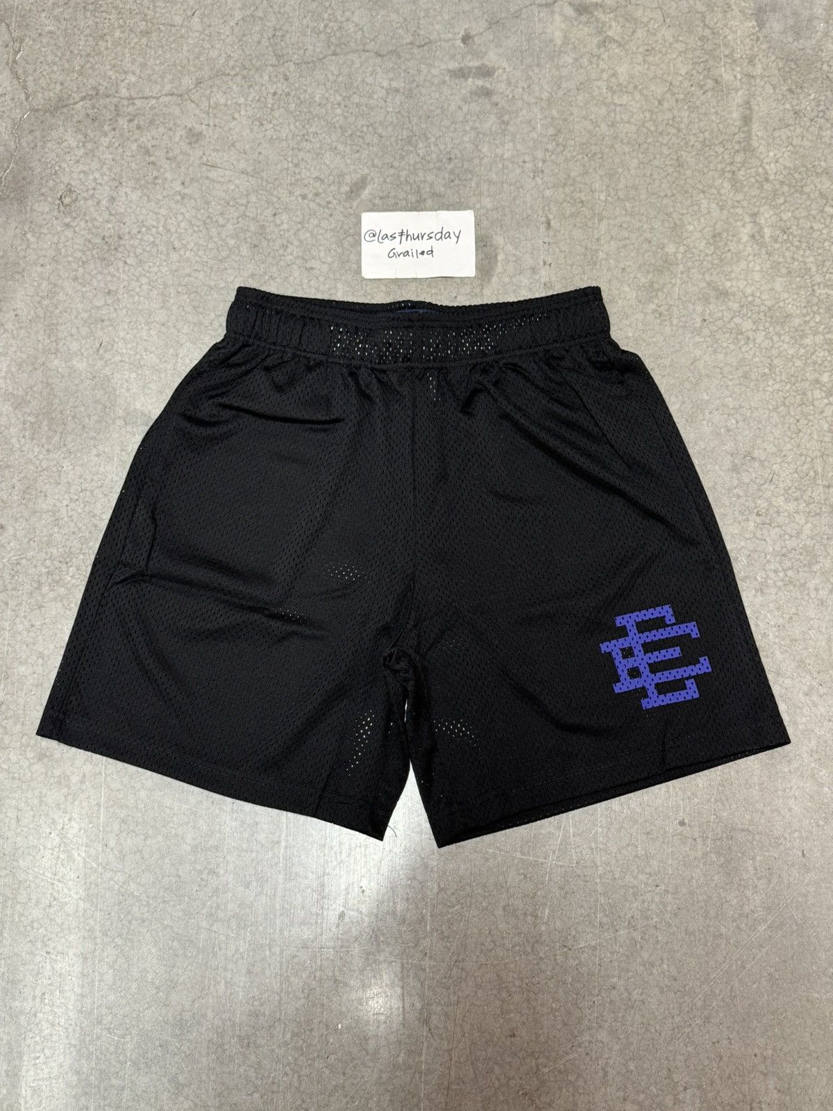 image of Eric Emanuel Ee Basic Shorts Black/royal Large, Men's (Size 34)