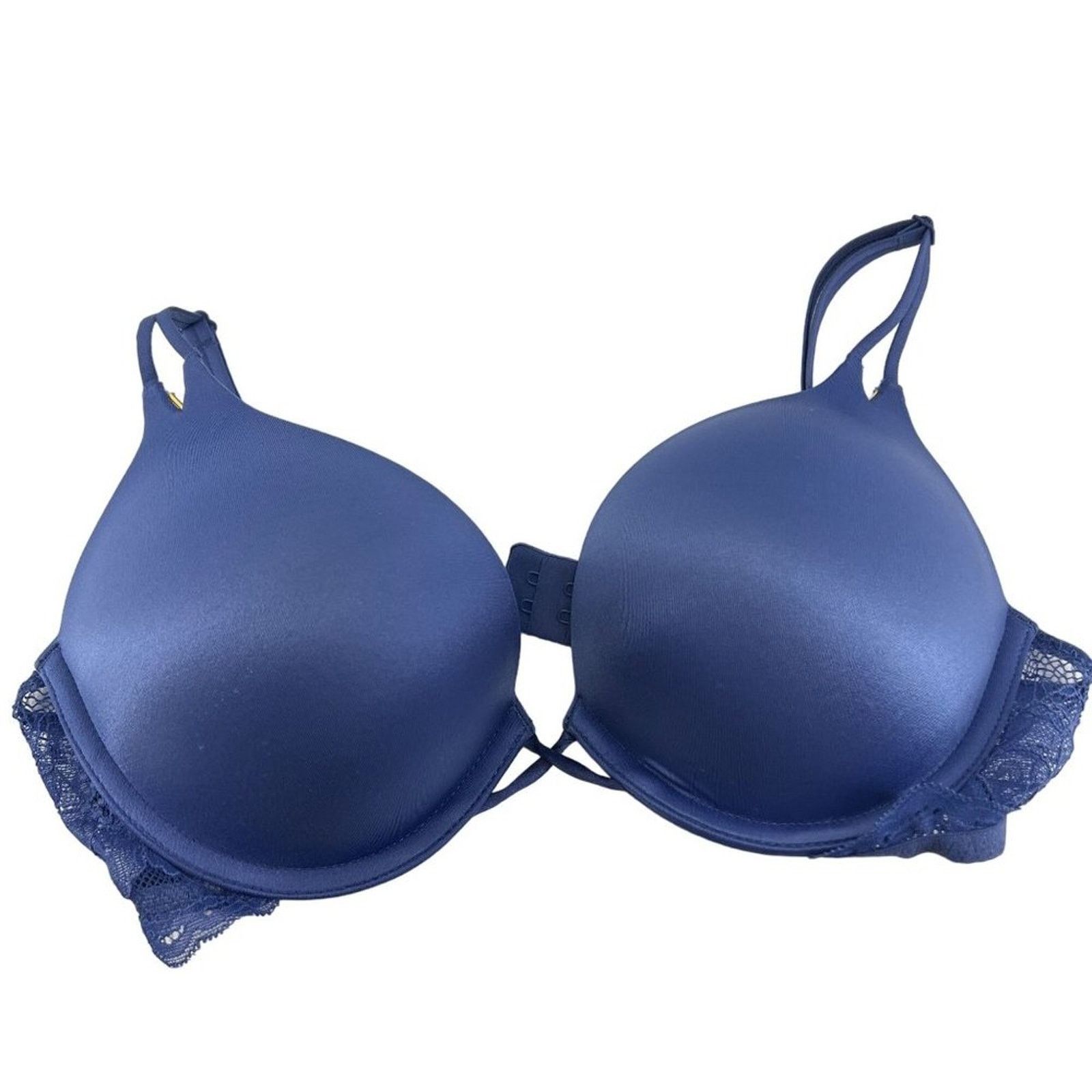 Victoria's Secret Victoria's Secret Bombshell Plunge Blue Lace Detail 32C Size ONE SIZE - 1 Thumbnail