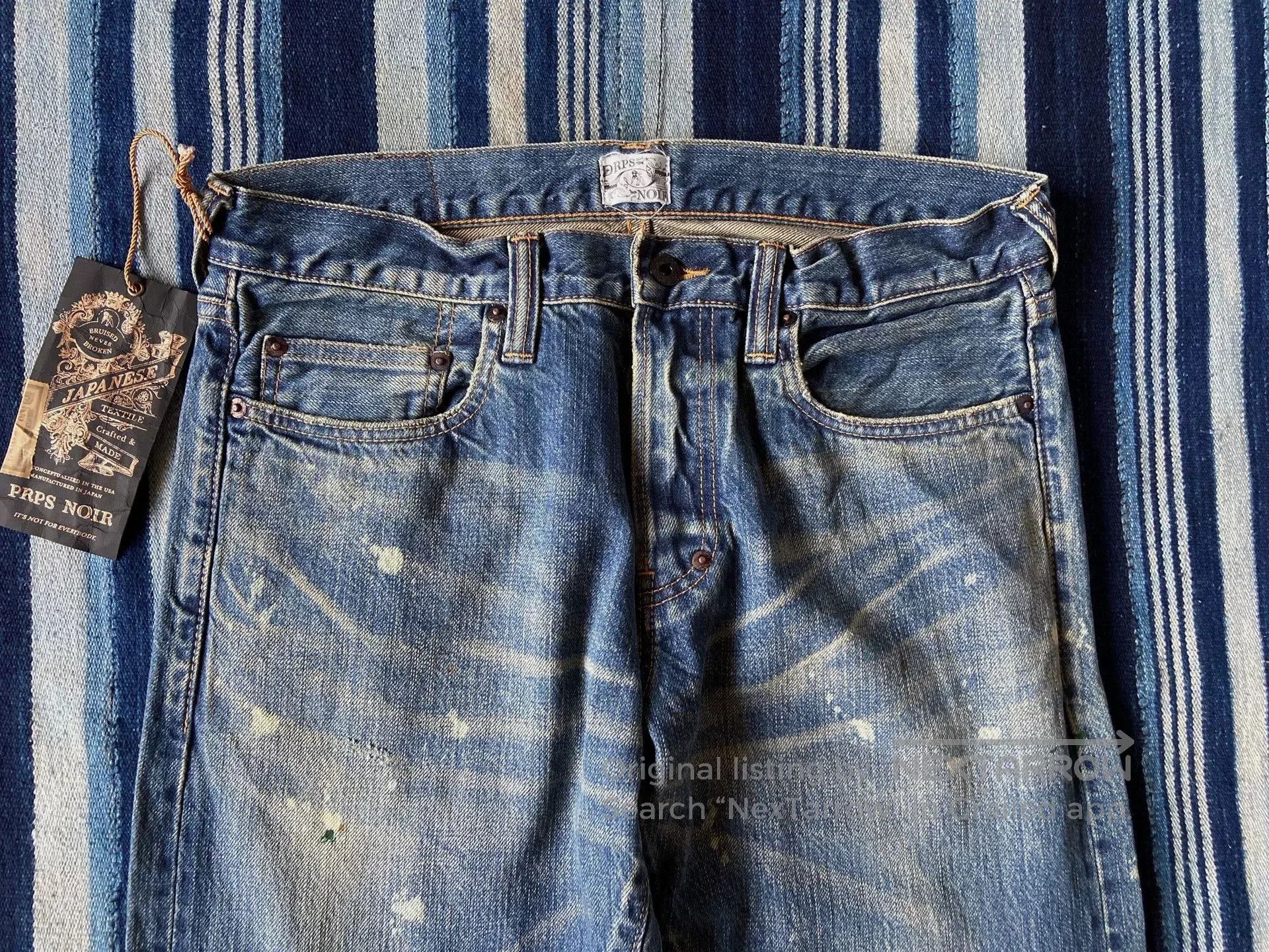 Prps Prps Noir Vintage Distressed Washed Jeans. Size US 34 / EU 50 - 3 Thumbnail