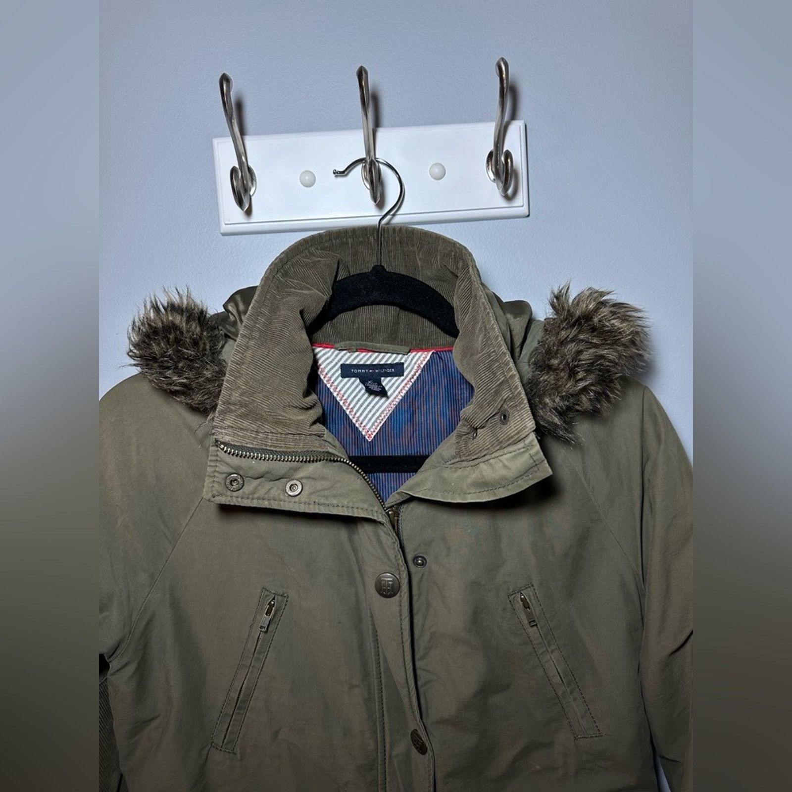 Tommy Hilfiger Tommy Hilfiger Womens Sz XS Winter Coat Parka Utility Jacket Size XS / US 0-2 / IT 36-38 - 2 Thumbnail