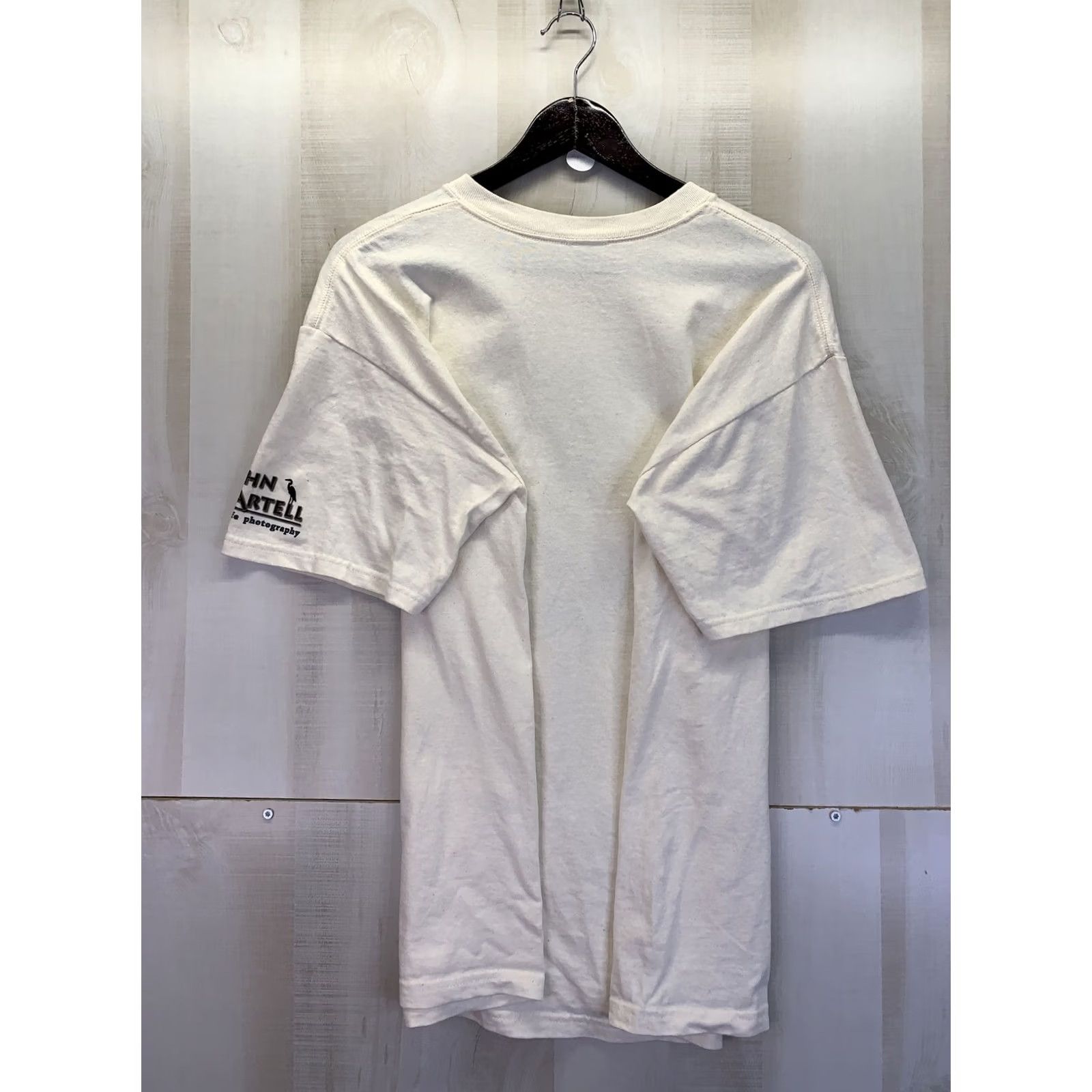 Gildan Gildan T-Shirt John Martell Wildlife Photography Coyote Rockport Texas Ivory 90s Outdoors Animals Nature Crew Neck Short Sleeve Large Mens Mens XL? Size US L / EU 52-54 / 3 - 7 Thumbnail