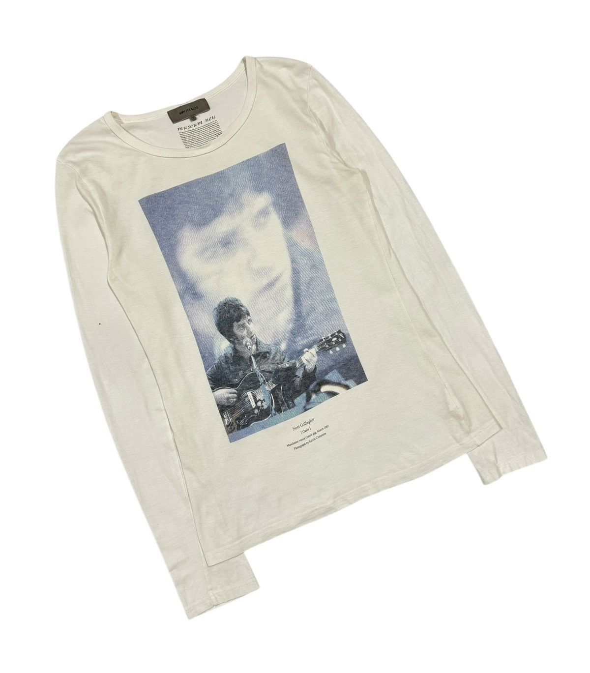 Band Tees × Ships Jet Blue Iconic Manchester Versus Cancer Gig Noel Gallagher Photo Tee Size US S / EU 44-46 / 1 - 4 Thumbnail