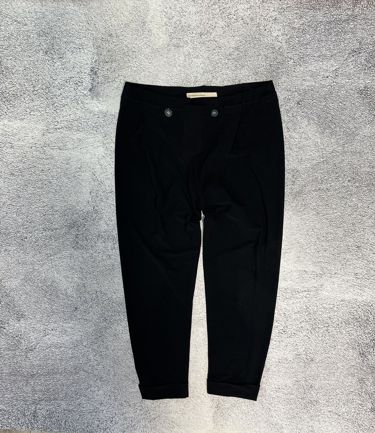 Marithe + Francois Girbaud Marithe Francois Girbaud Women Pants Black Nylon Size XL Size 34" / US 12 / IT 48 - 1 Thumbnail