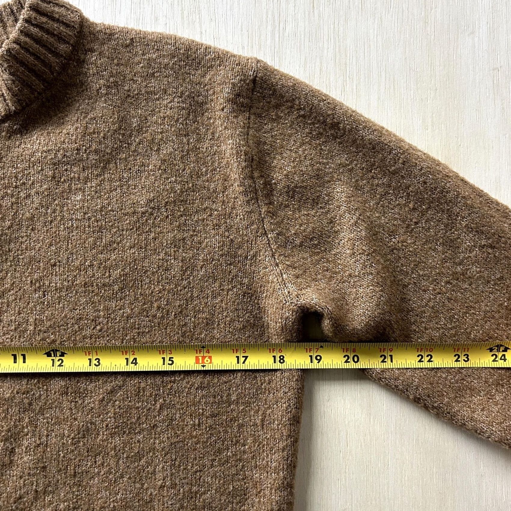Vintage American Eagle Sweater Womens XXS Brown Crew Neck Soft Tight-Knit Pullover Size XXS / US 00 / IT 34 - 3 Thumbnail