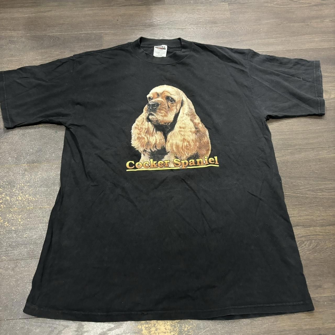 Tultex Vintage Cocker Spaniel T Shirt 90s XL Size US XL / EU 56 / 4 - 4 Thumbnail