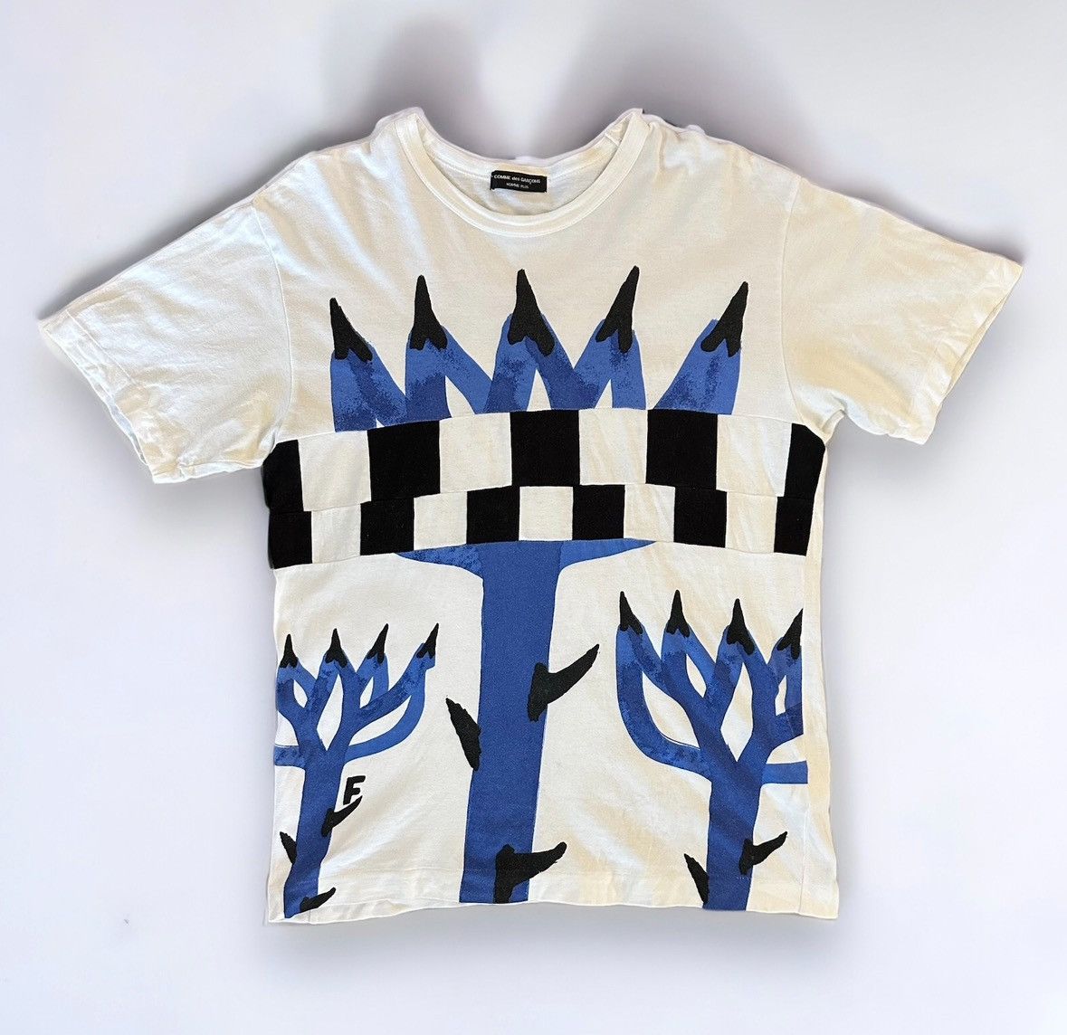 Comme des Garcons Homme Plus 2002 Patchwork Painting Tee Size US M / EU 48-50 / 2 - 1 Thumbnail