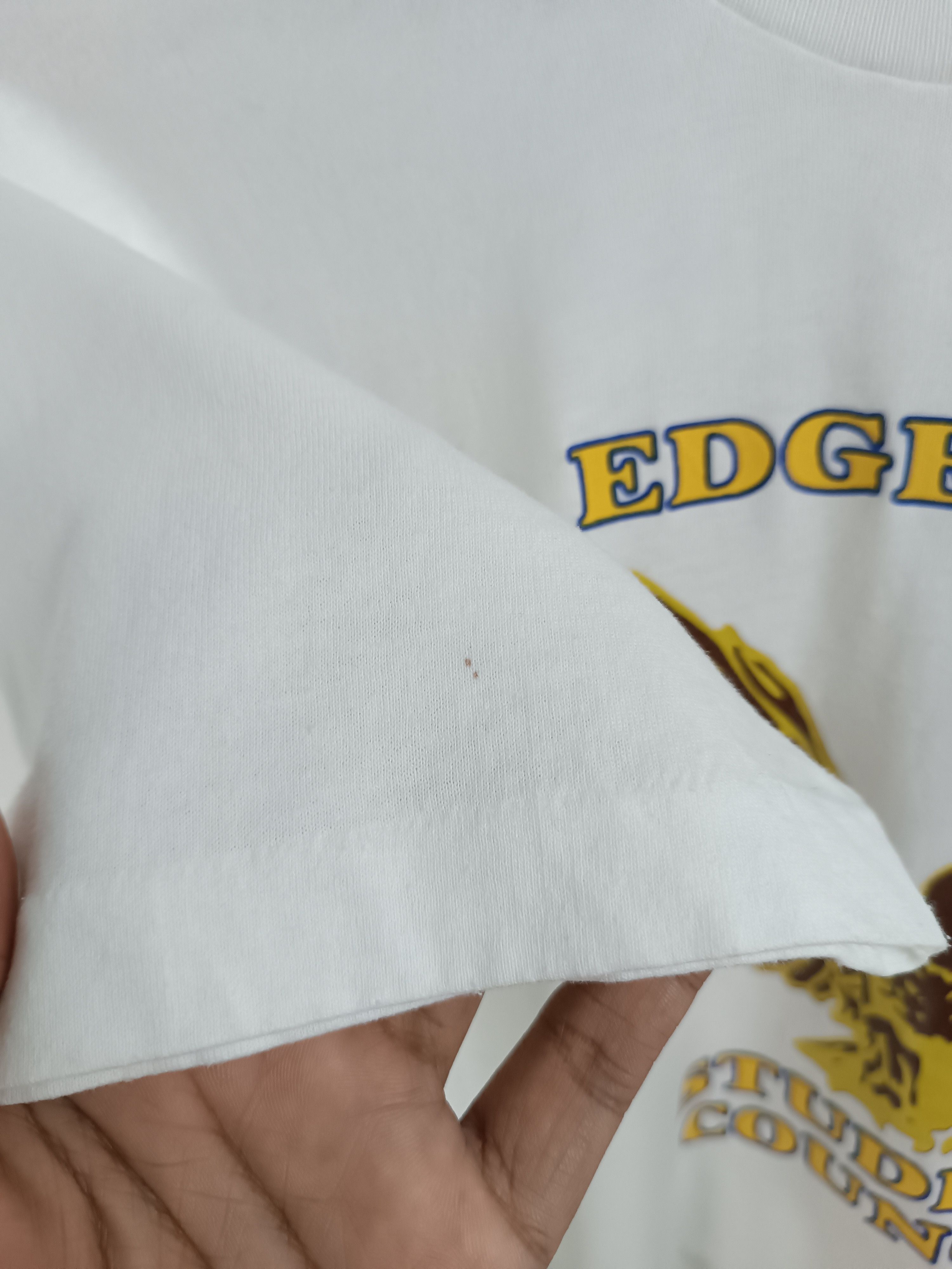 Fruit Of The Loom VINTAGE EARLY 90'S EDGEWOOD STUDENT COUNCIL TEE Size US M / EU 48-50 / 2 - 9 Thumbnail