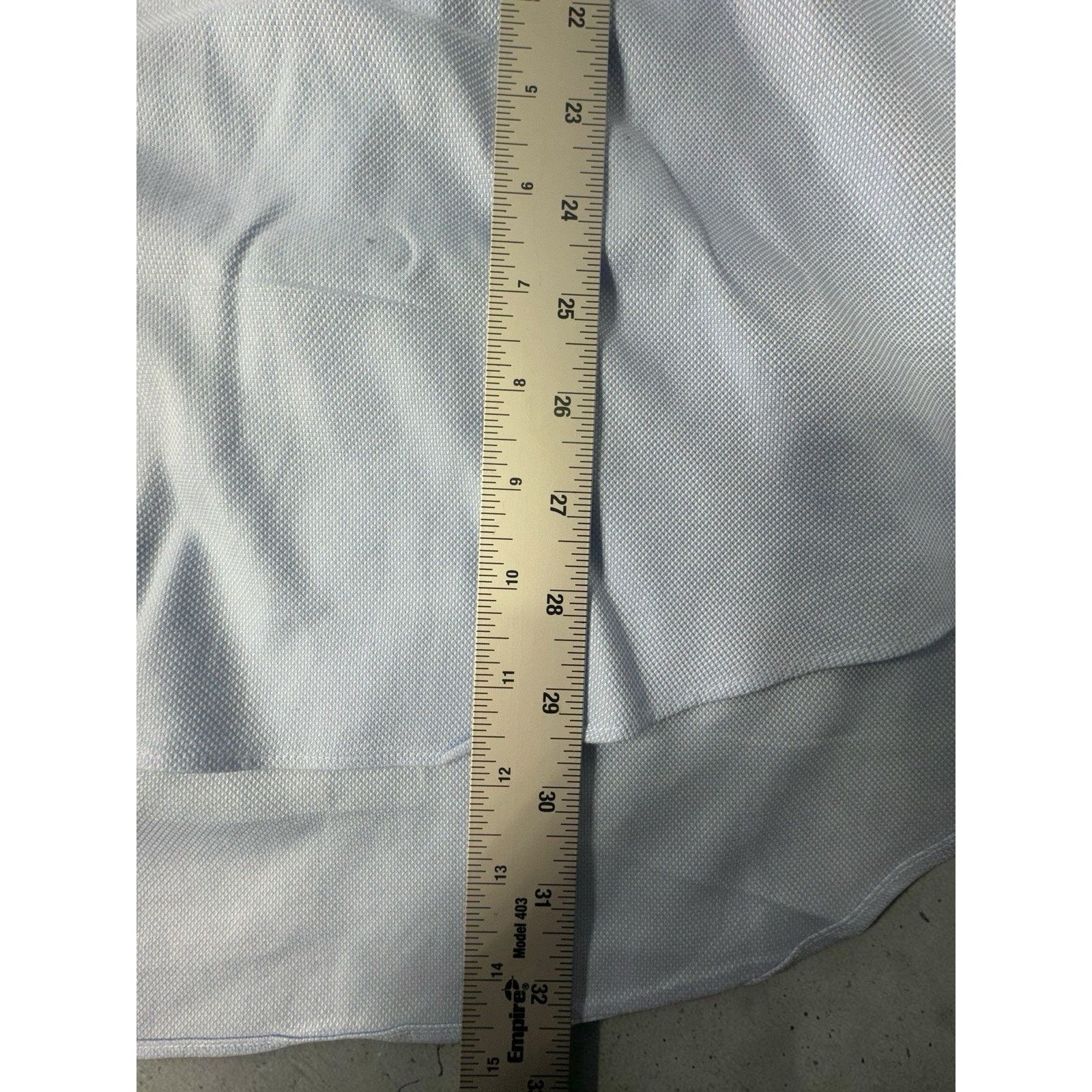 David Donahue David Donahue Dress Shirt 16.5 32/33 Light Blue Trim Fit Size US M / EU 48-50 / 2 - 3 Thumbnail