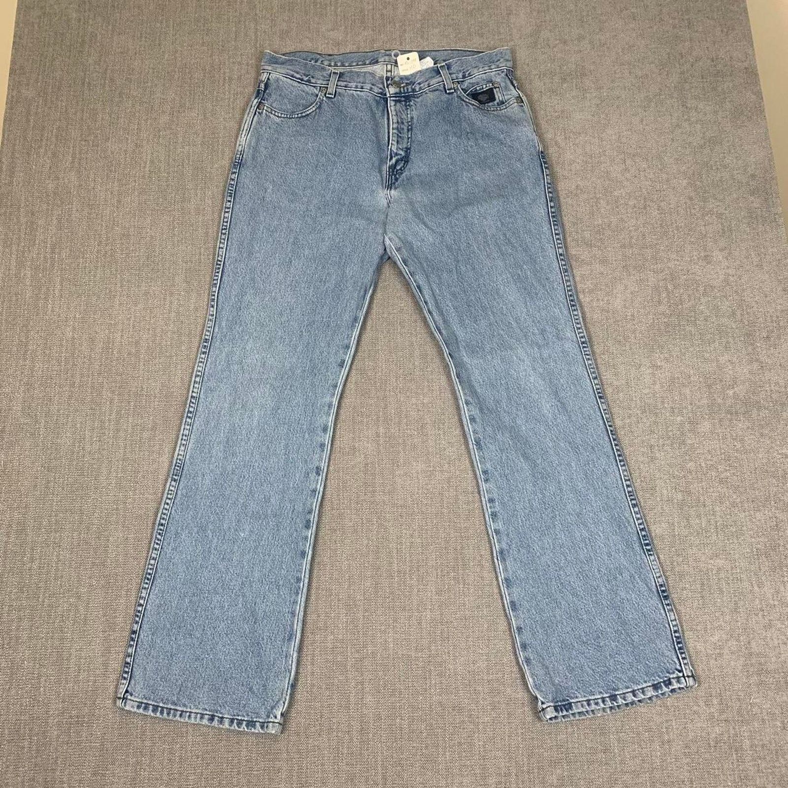 Harley Davidson Harley Davidson Baggy Western Denim Jeans Size US 33 - 2 Thumbnail
