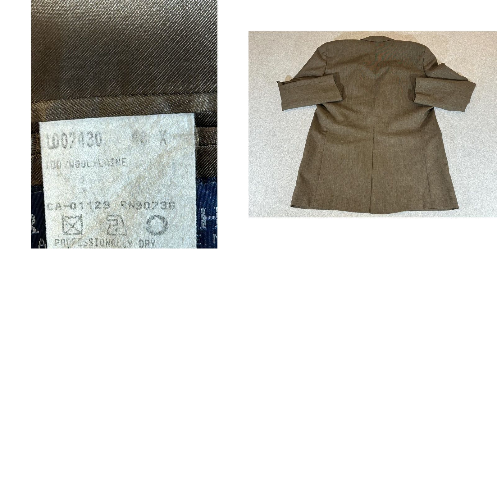 Ralph Lauren Ralph Lauren Suit Jacket Mens 48 Brown Wool Blazer Sport Coat RALPH 2 Button Size 48R - 9 Thumbnail