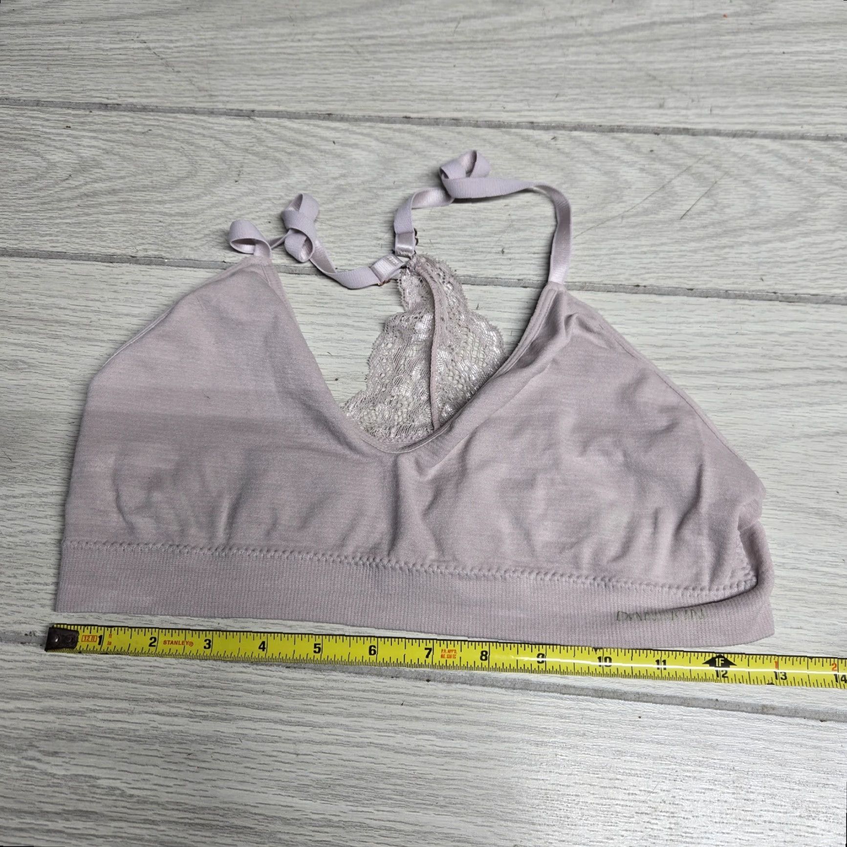 Vintage VINTAGE Danskin Gray Cotton Blend Sports Bra Size S Womens Size ONE SIZE - 4 Thumbnail