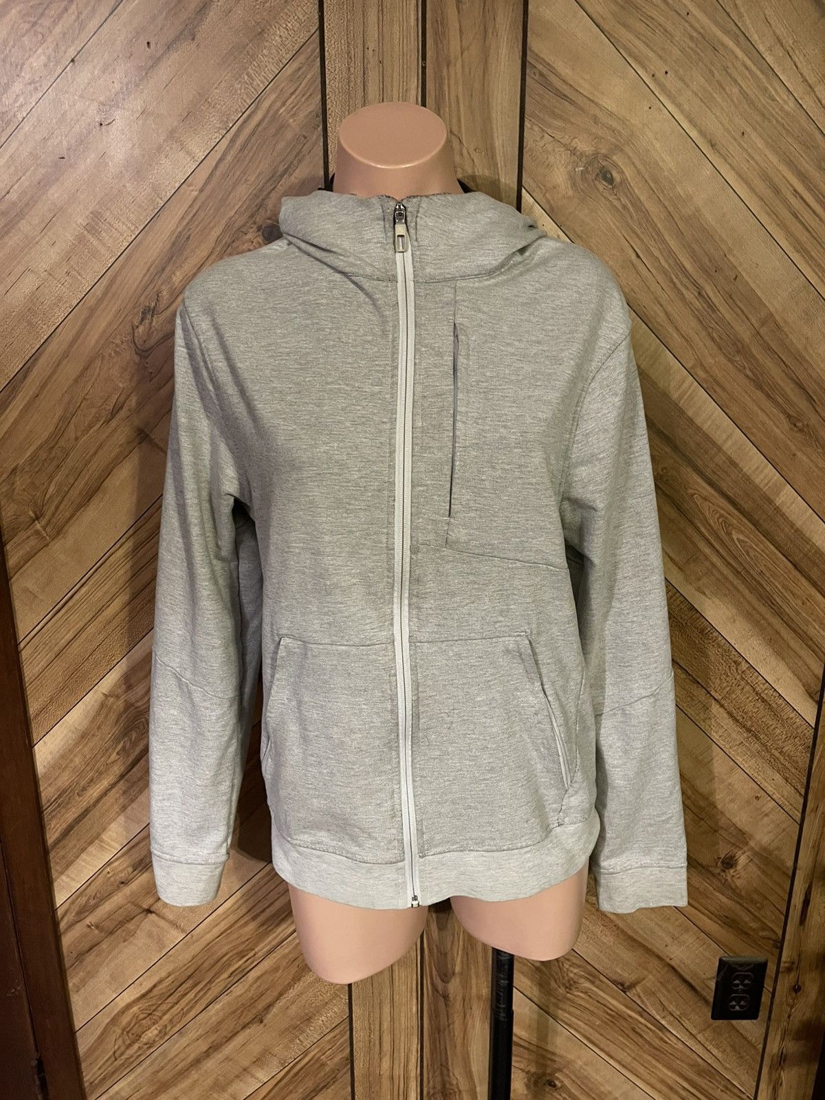 Lululemon Lululemon Men’s M Gray City Sweat Full Zip Hoodie Jacket Size US M / EU 48-50 / 2 - 2 Thumbnail