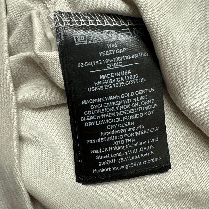 Gap yzy X gap Tee Grailed