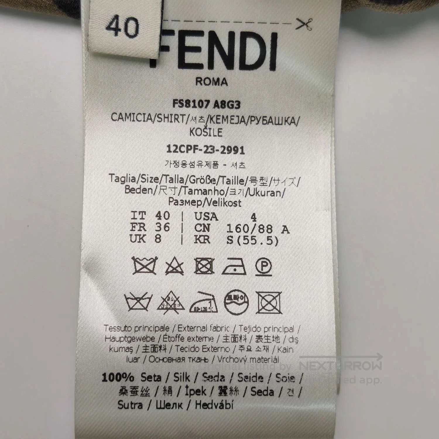 Fendi Fendi Kids Cotton Double F Logo Dress. Size S / US 4 / IT 40 - 8 Thumbnail