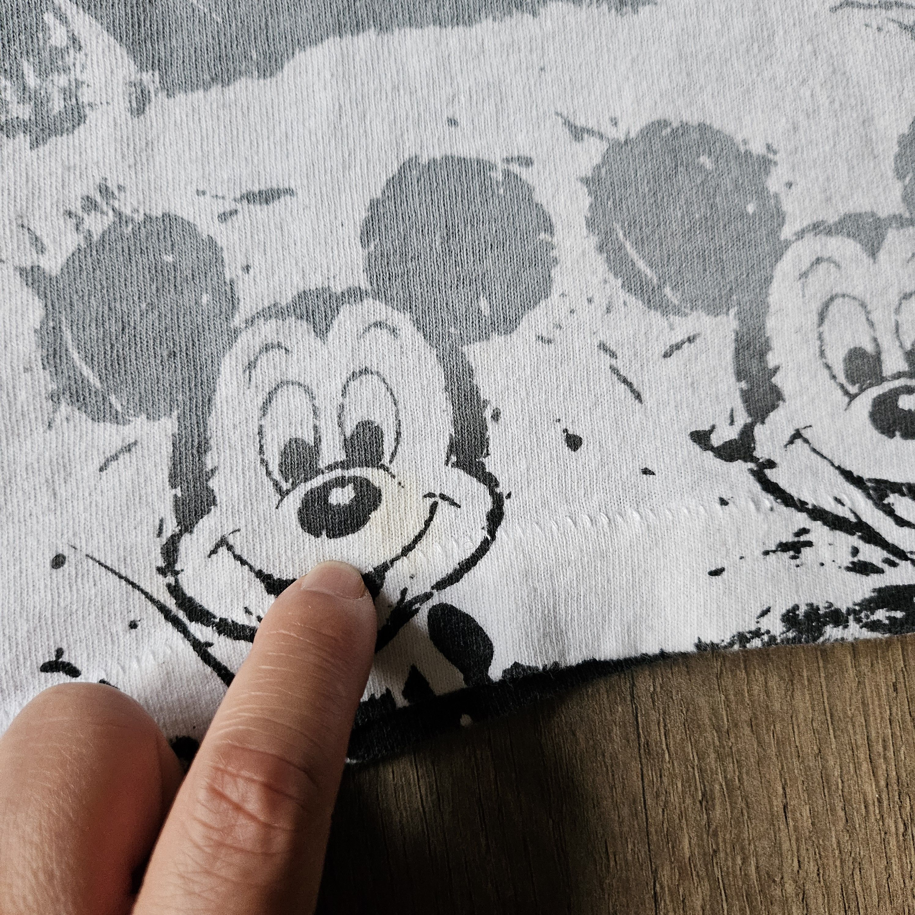 Disney × Vintage vintage 90s MICKEY MOUSE WALT DISNEY ALL OVER PRINT T-Shirt Size US S / EU 44-46 / 1 - 9 Thumbnail