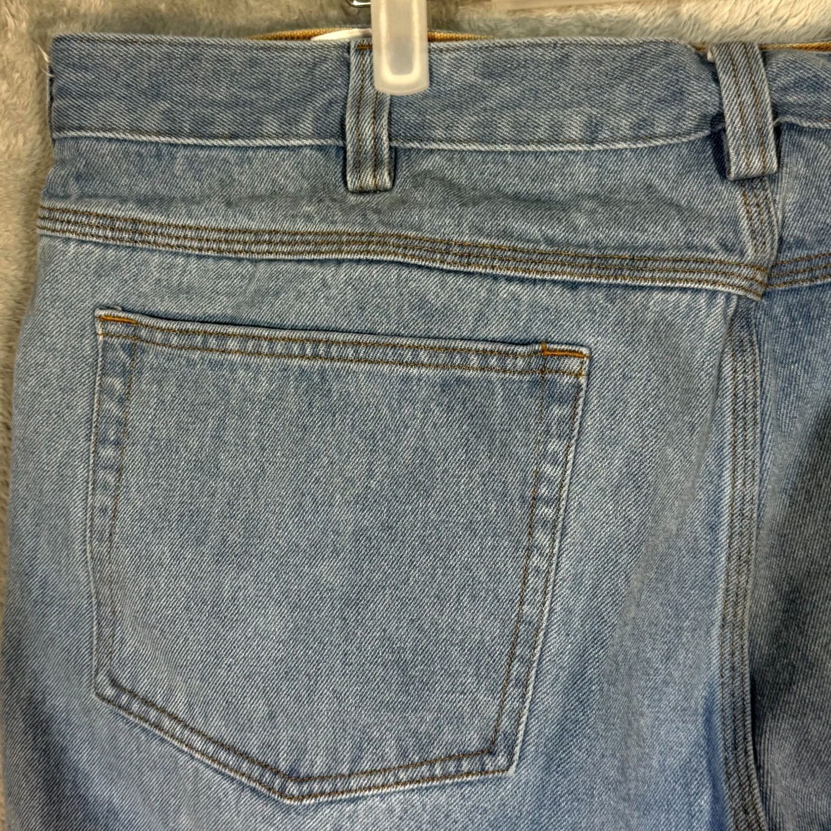 CO Duluth Trading Co Mens Jeans 42 x 30 Blue Denim Mid Rise Straight Leg Jeans Mens Regular Blue Denim Mid Rise Straight Leg Size US 42 / EU 58 - 6 Thumbnail