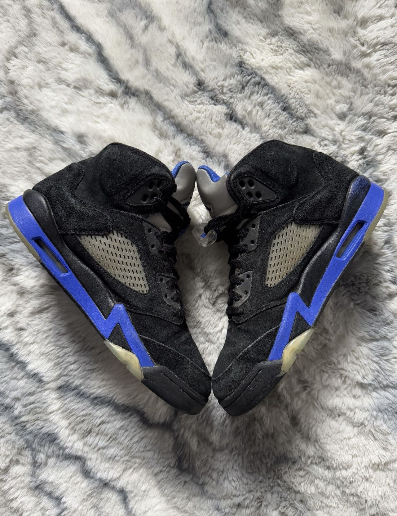 Jordan Brand × Nike Nike Air Jordan 5 Retro Racer Blue Men's Shoes Size US 9 / EU 42 - 2 Thumbnail