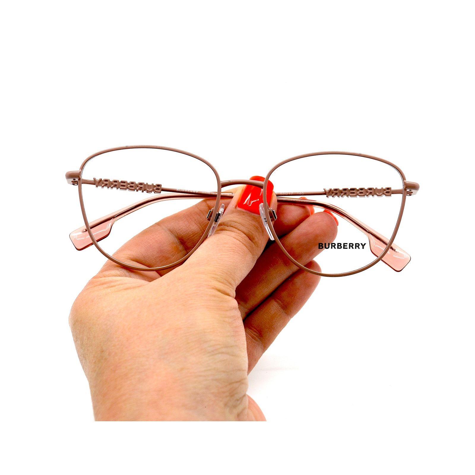Burberry NEW BURBERRY VIRGINIA BE1376 1343 PINK EYEGLASSES FRAME Size ONE SIZE - 14 Thumbnail