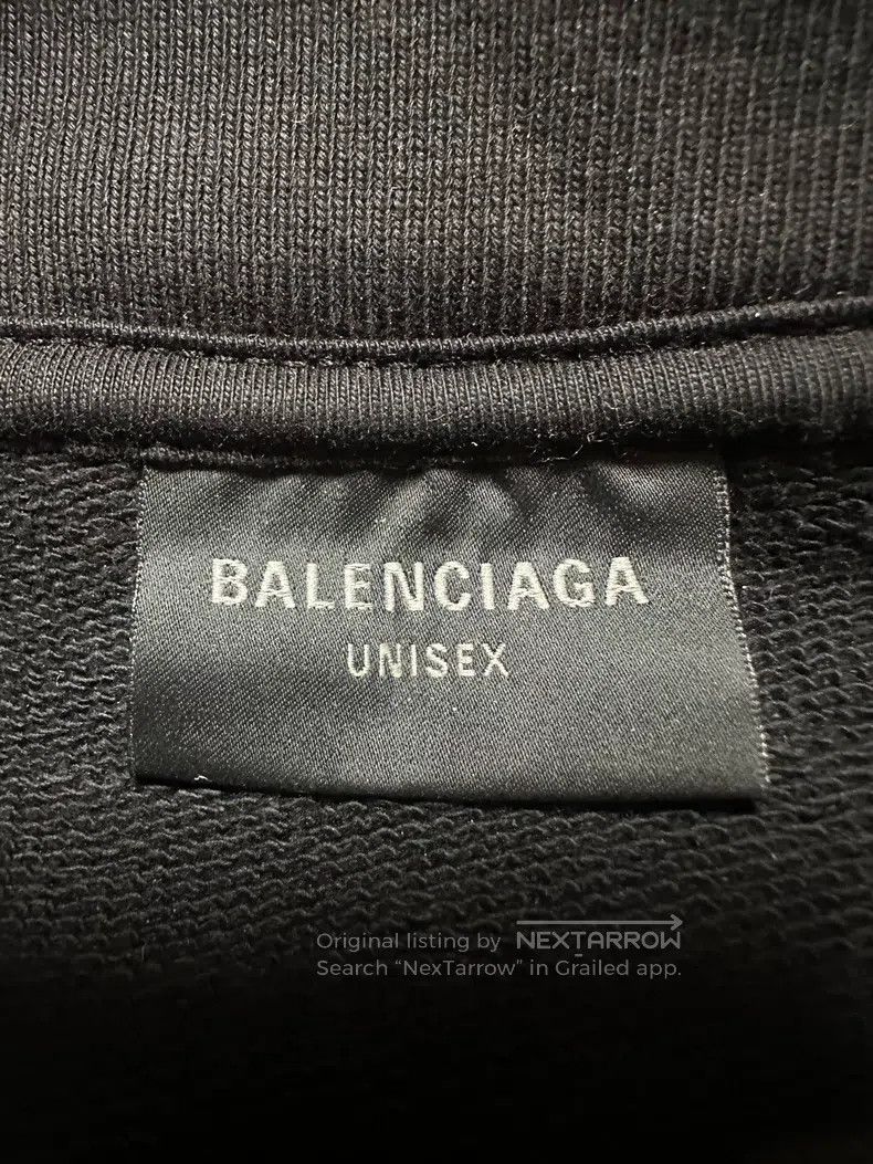 Balenciaga Balenciaga Printed Note Overlap Sweatshirt Size US S / EU 44-46 / 1 - 3 Thumbnail
