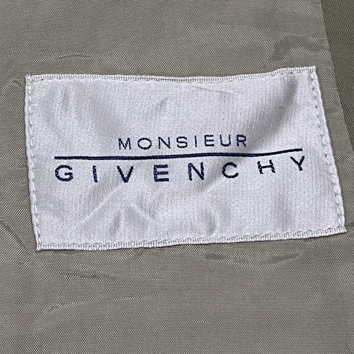 Givenchy Vintage Givenchy Stretch Cotton Silk-Blend Blazer Jacket Size US L / EU 52-54 / 3 - 20 Thumbnail
