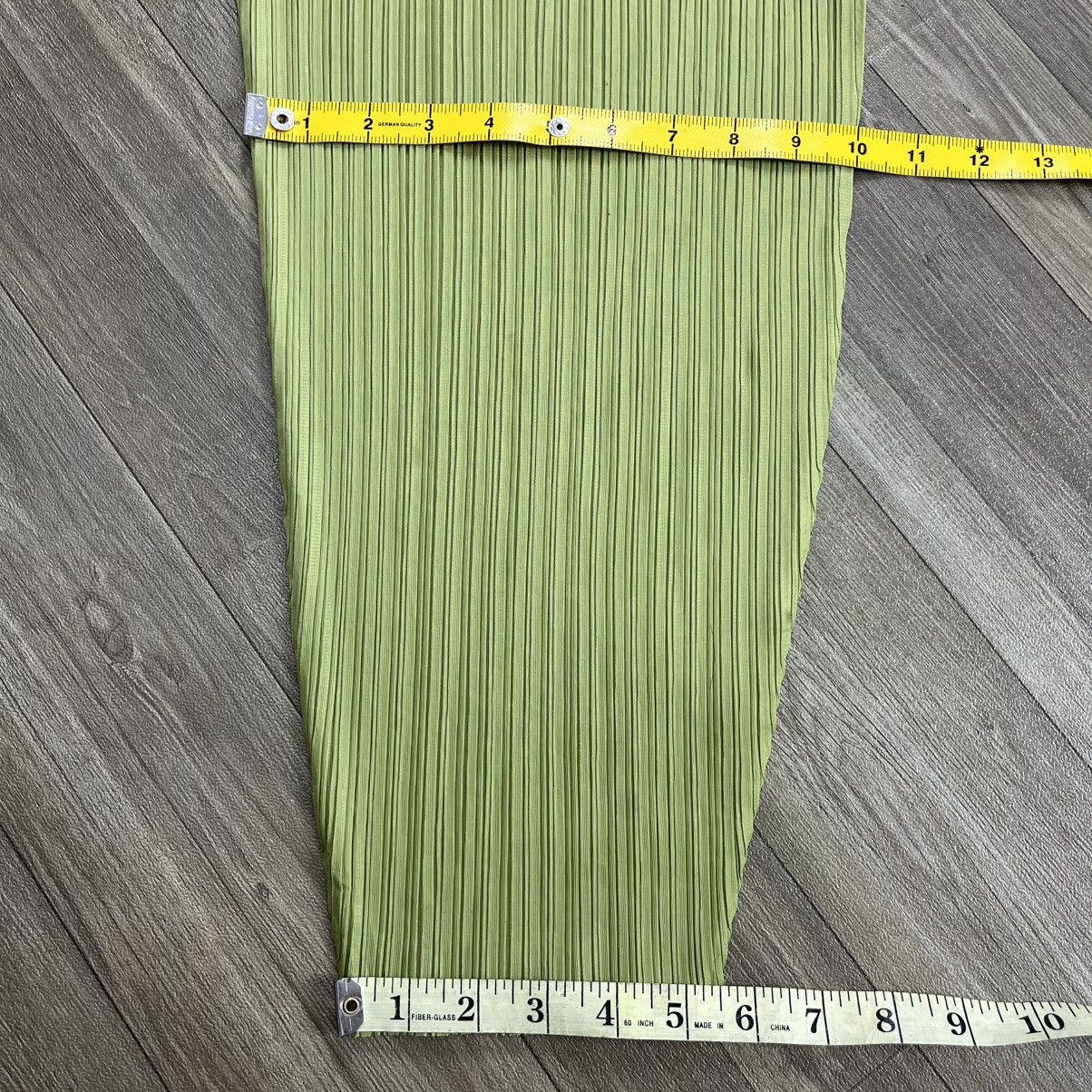 Pleats Please Issey Miyake Vintage Pleats Please Issey Miyake Green Monthly June Pants Size US 28 / EU 44 - 22 Thumbnail