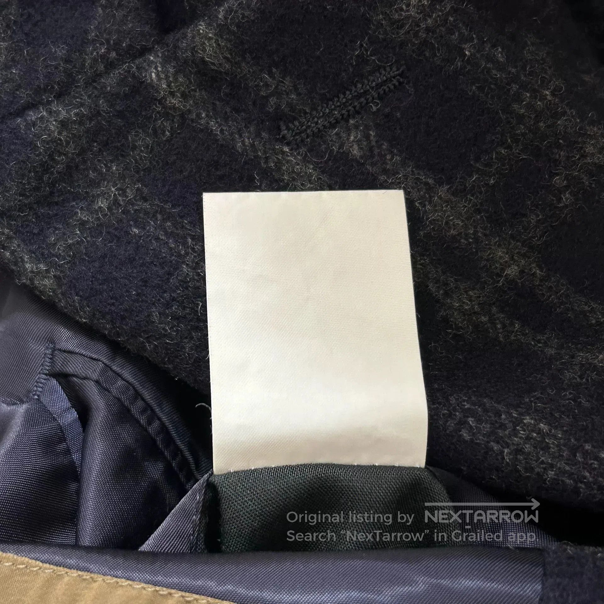 Yohji Yamamoto vintage yohji yamamoto navy plaid suit jacket. Size US S / EU 44-46 / 1 - 7 Thumbnail