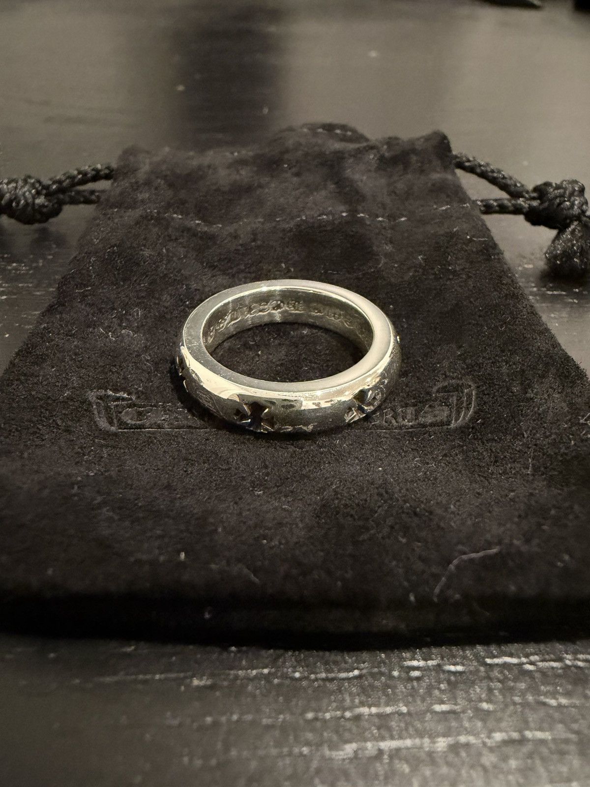 Chrome Hearts Chrome Hearts Negative Plus Ring Size 7 .925 Size ONE SIZE - 1 Thumbnail