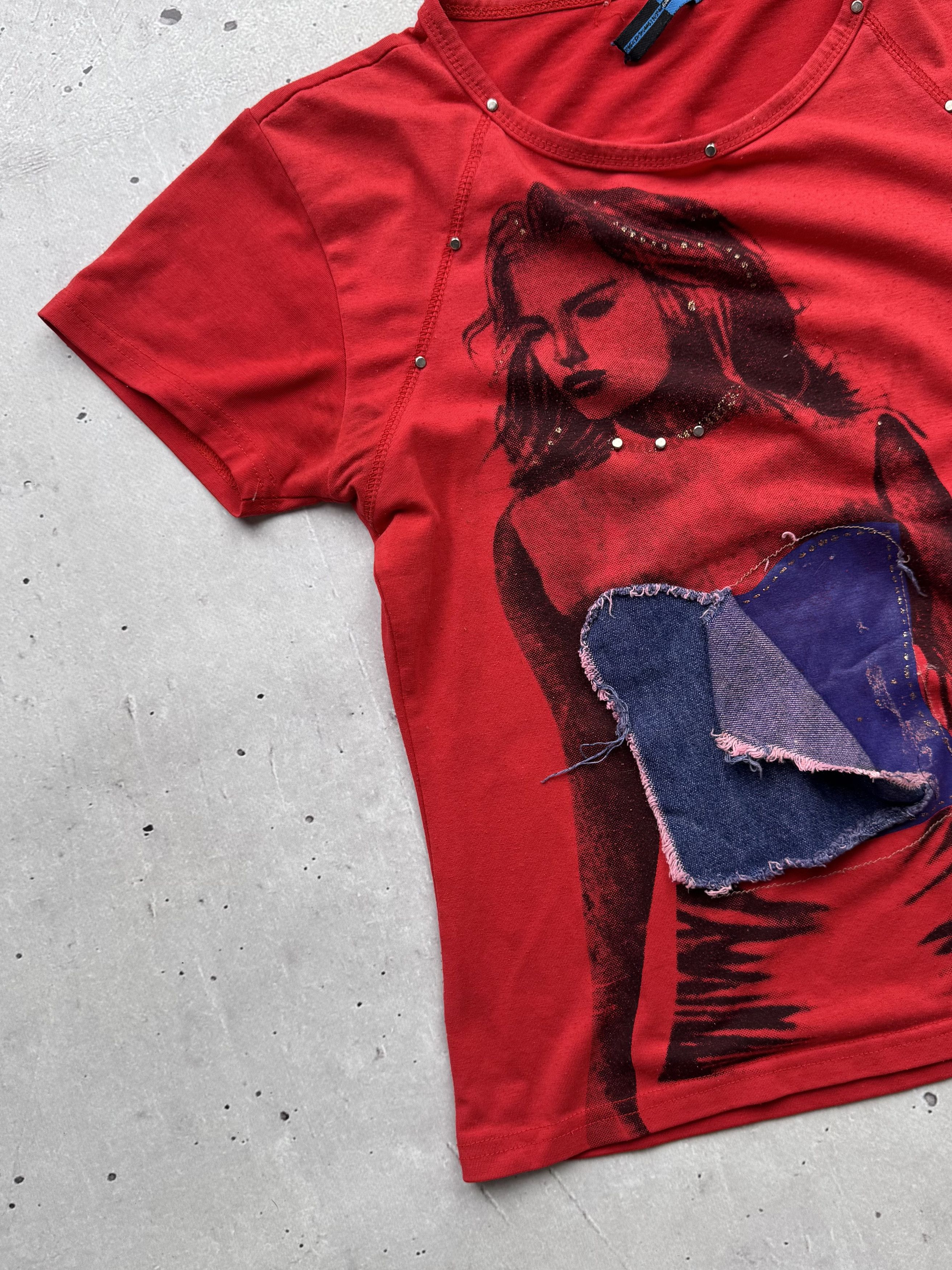 Japanese Brand × Vintage Vintage Punky Girl T-Shirt Size M / US 6-8 / IT 42-44 - 2 Thumbnail