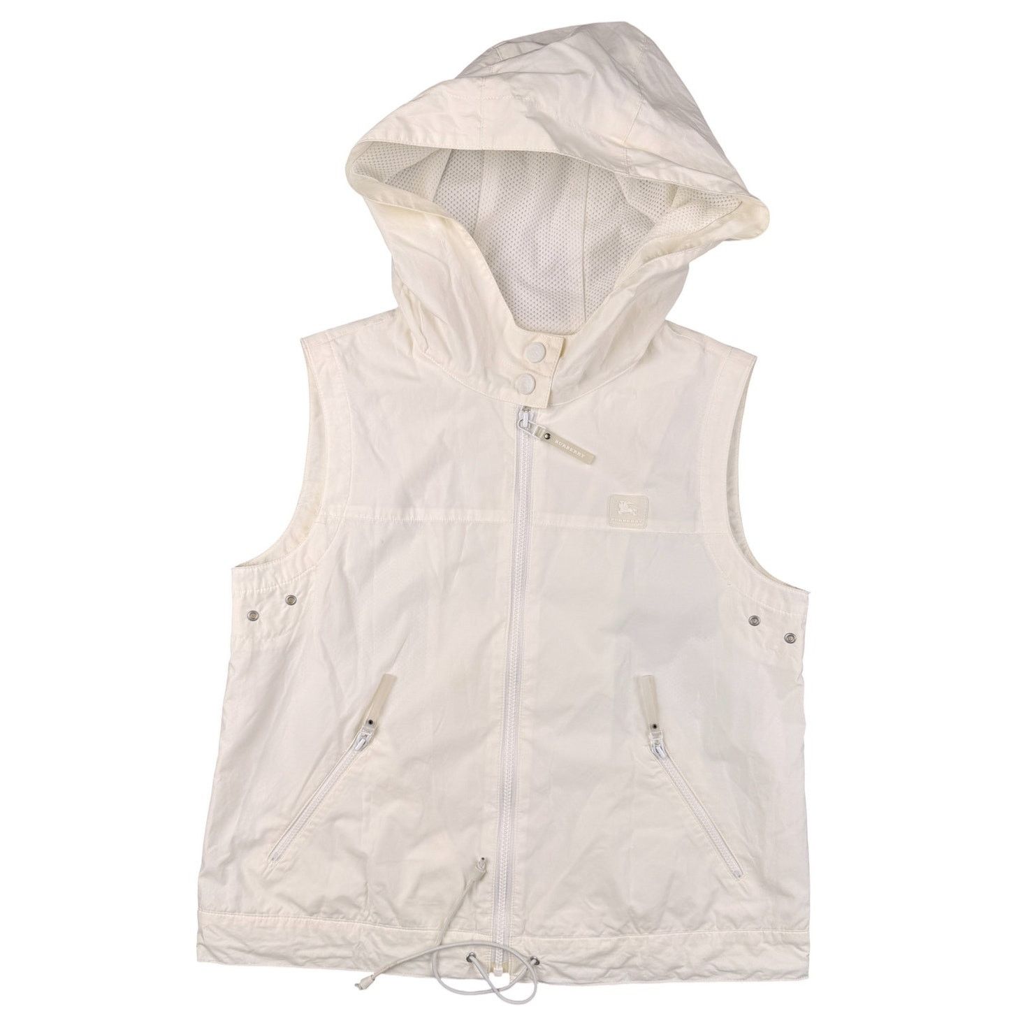 Burberry Burberry Hooded Lest Sleeveless White Vintage Vest XS Women Size US S / EU 44-46 / 1 - 3 Thumbnail