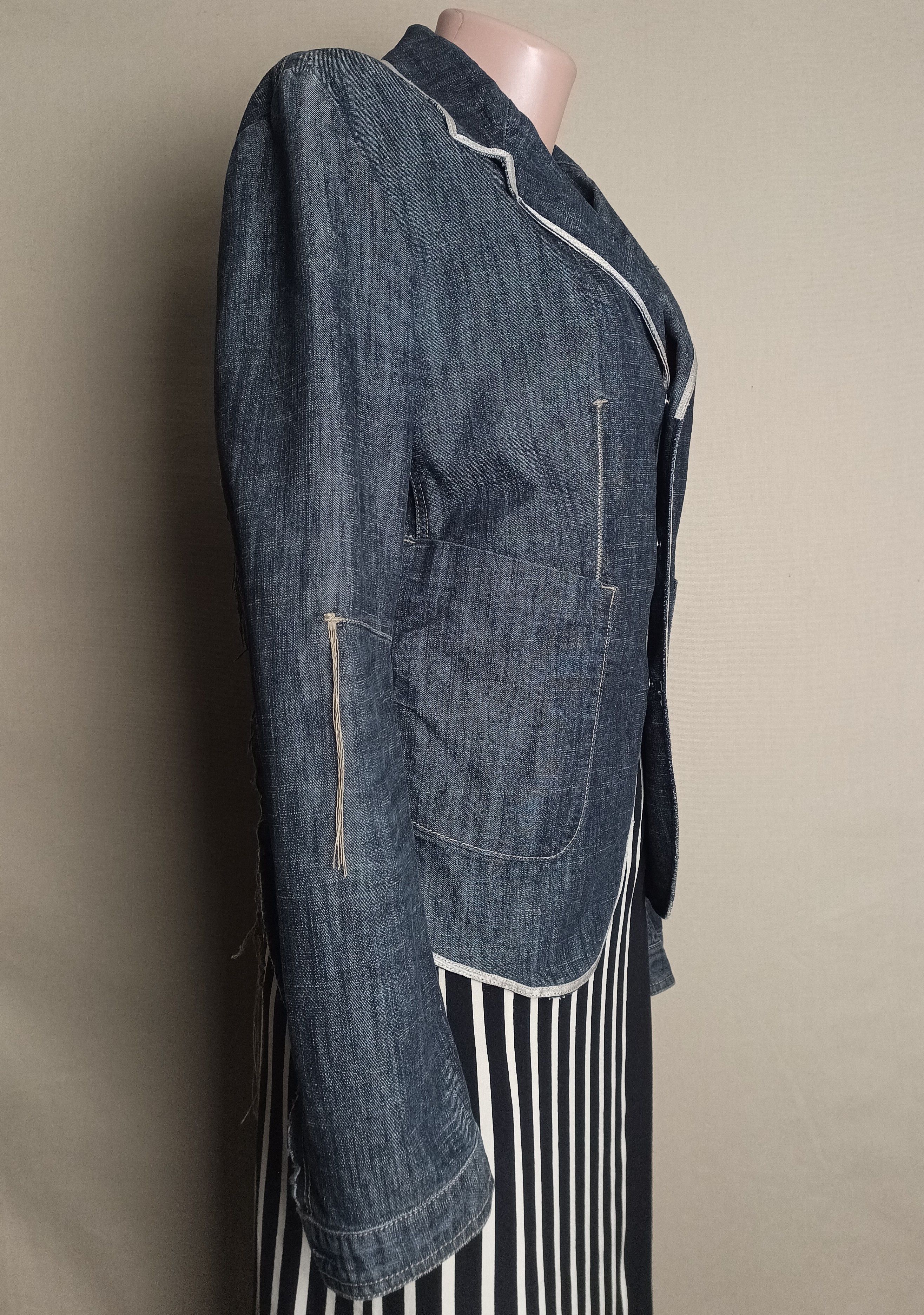 Marithe + Francois Girbaud Marithe Francois Girbaud Light Denim Jacket EU38 US28 Size S / US 4 / IT 40 - 3 Thumbnail