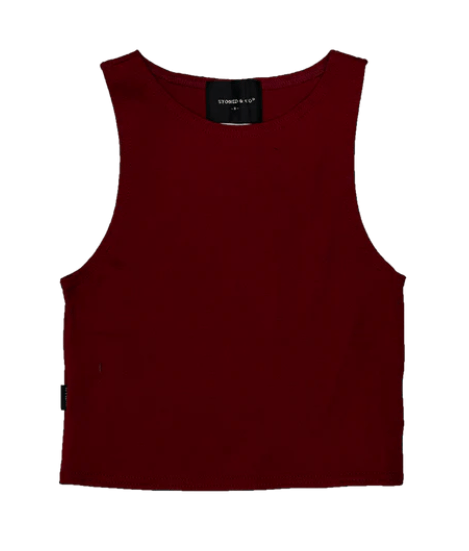 Designer Stoned : Red Tank Top Size M / US 6-8 / IT 42-44 - 1 Thumbnail