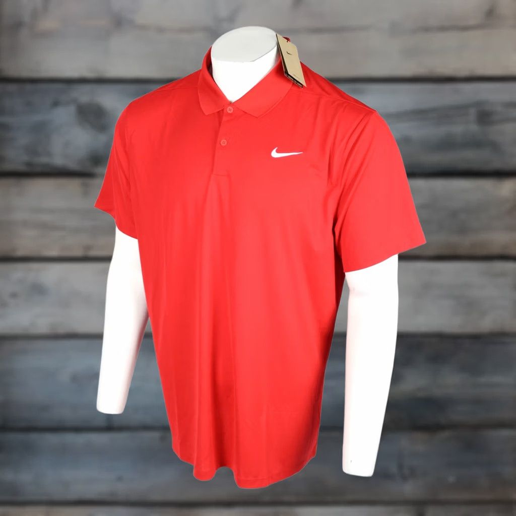 Nike Nike Dri Fit Polo Shirt Red XL Men’s Short Sleeve Logo DH0822 657 Size US XL / EU 56 / 4 - 1 Thumbnail