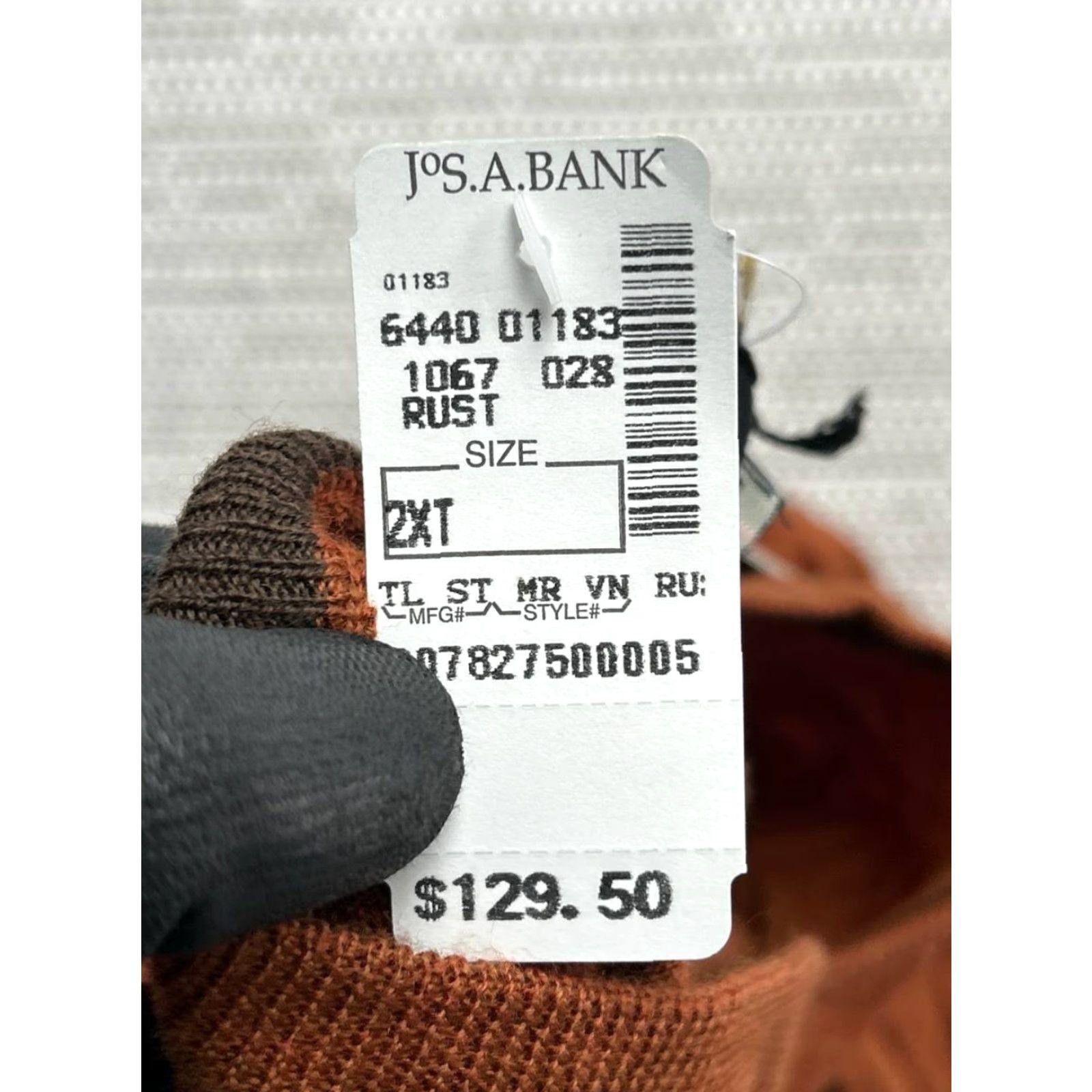 Jos. A. Bank Jos A Bank Traveler Sweater Mens 2XT Brown Merino Wool V Neck Tailored Fit New Size US XXL / EU 58 / 5 - 5 Thumbnail