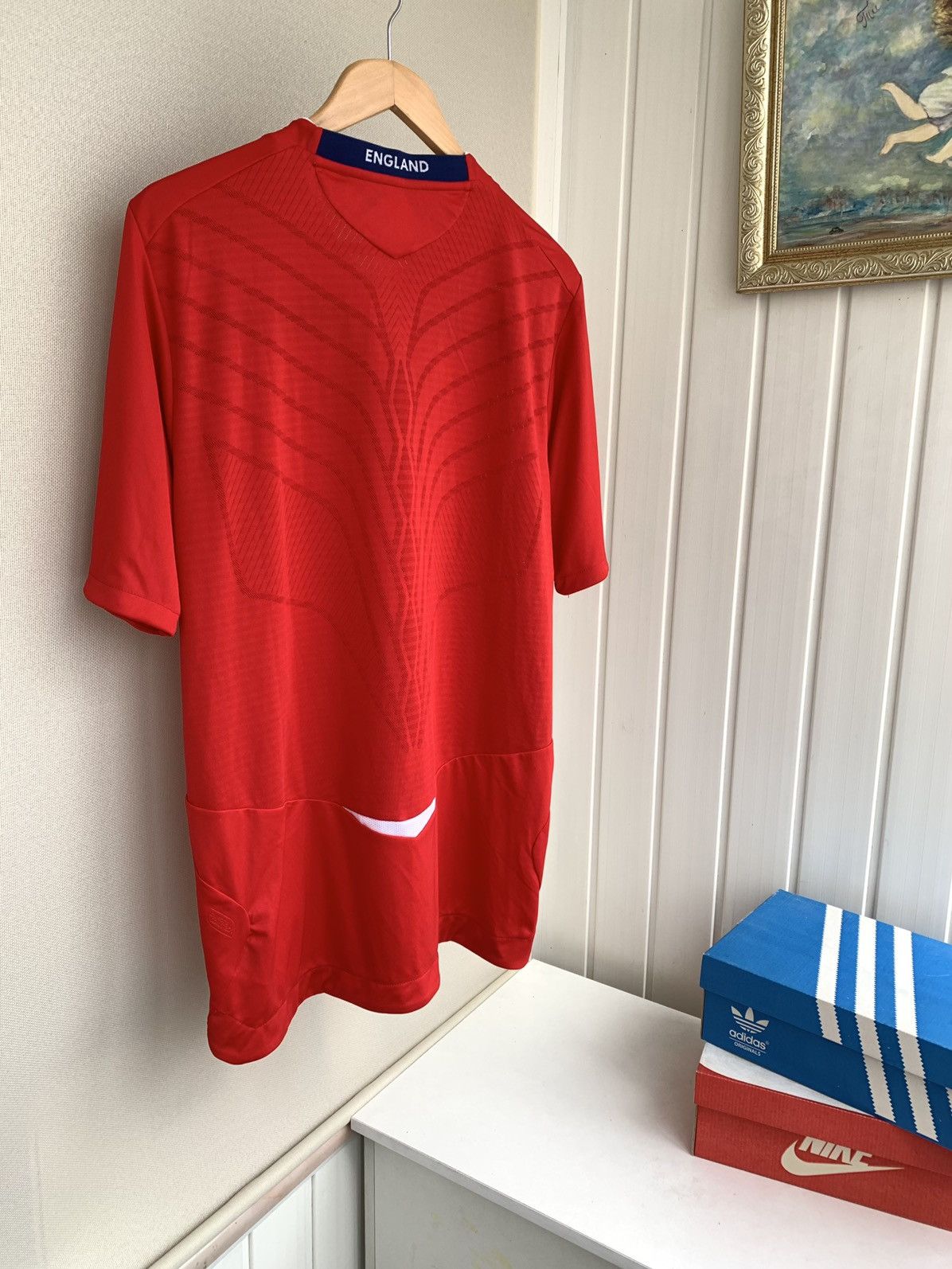 Umbro Umbro England Vintage 2008-2010 Away Football Shirt Size L Size US L / EU 52-54 / 3 - 7 Thumbnail
