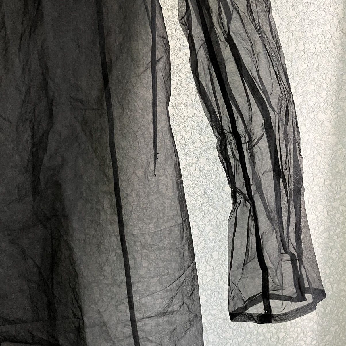Burberry × Burberry Prorsum Roberto Menichetti AW01 Carbon See-through Shirt Size S / US 4 / IT 40 - 7 Thumbnail