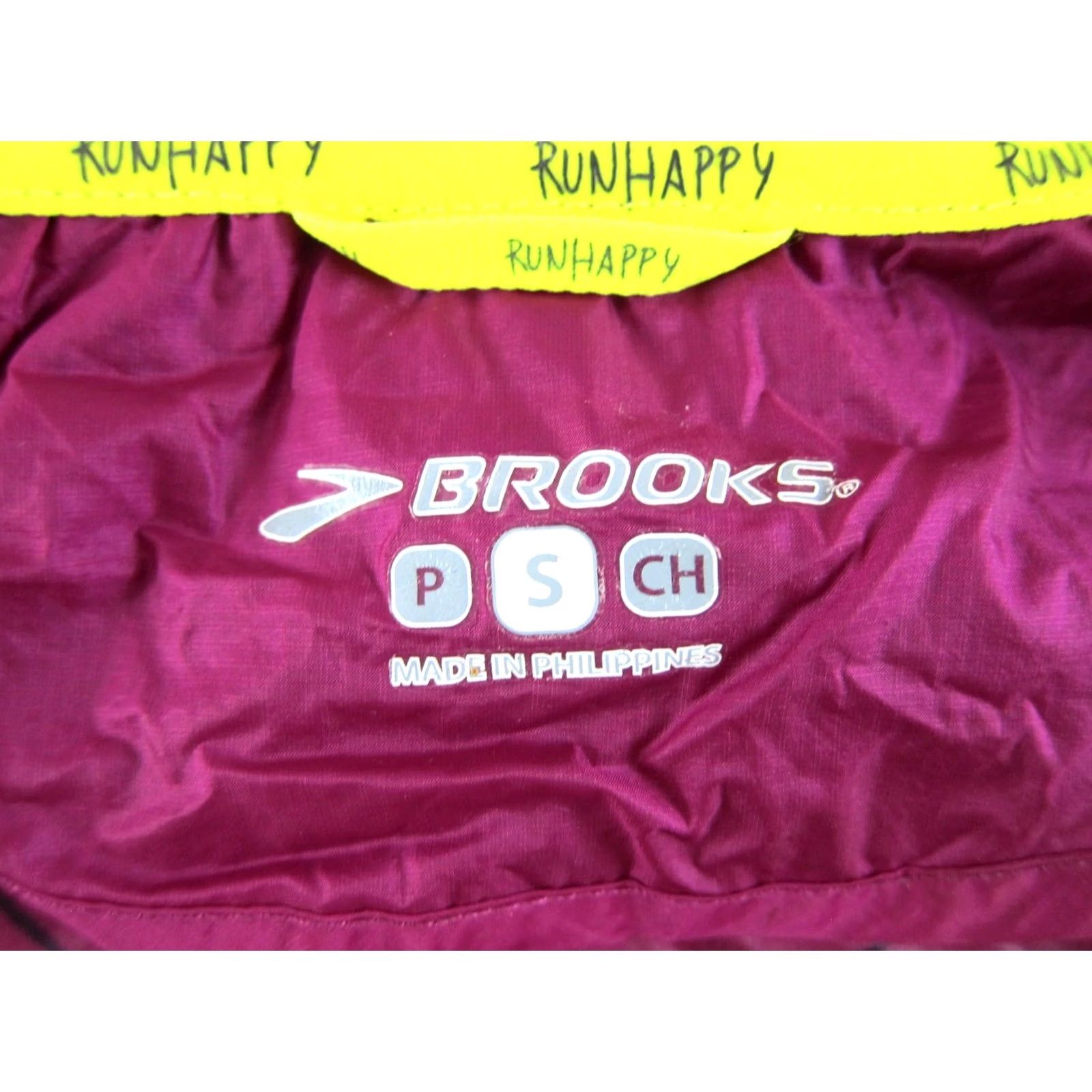 Brooks Brooks Run Happy Pink Grey Abstract Lightweight Windbreaker Jacket Women Small Size S / US 4 / IT 40 - 3 Thumbnail