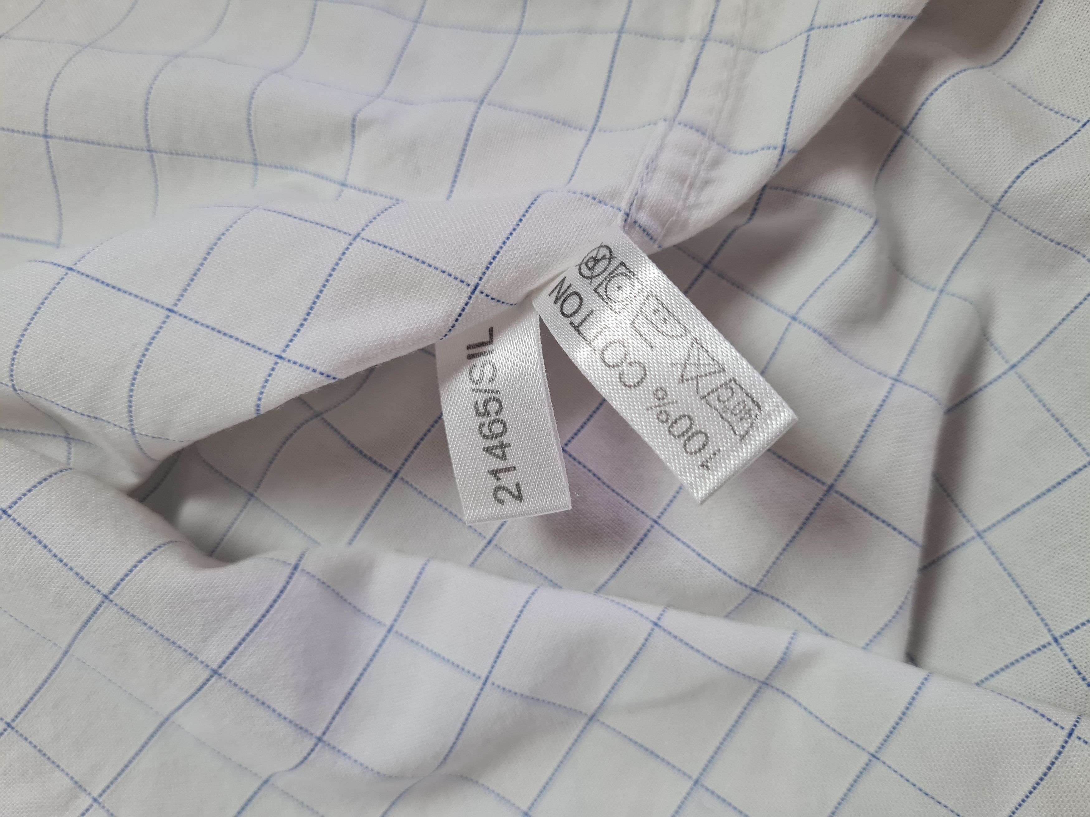 Yves Saint Laurent Yves Saint Laurent YSL Short Sleeve Plaid Check Shirt White Size US L / EU 52-54 / 3 - 12 Thumbnail