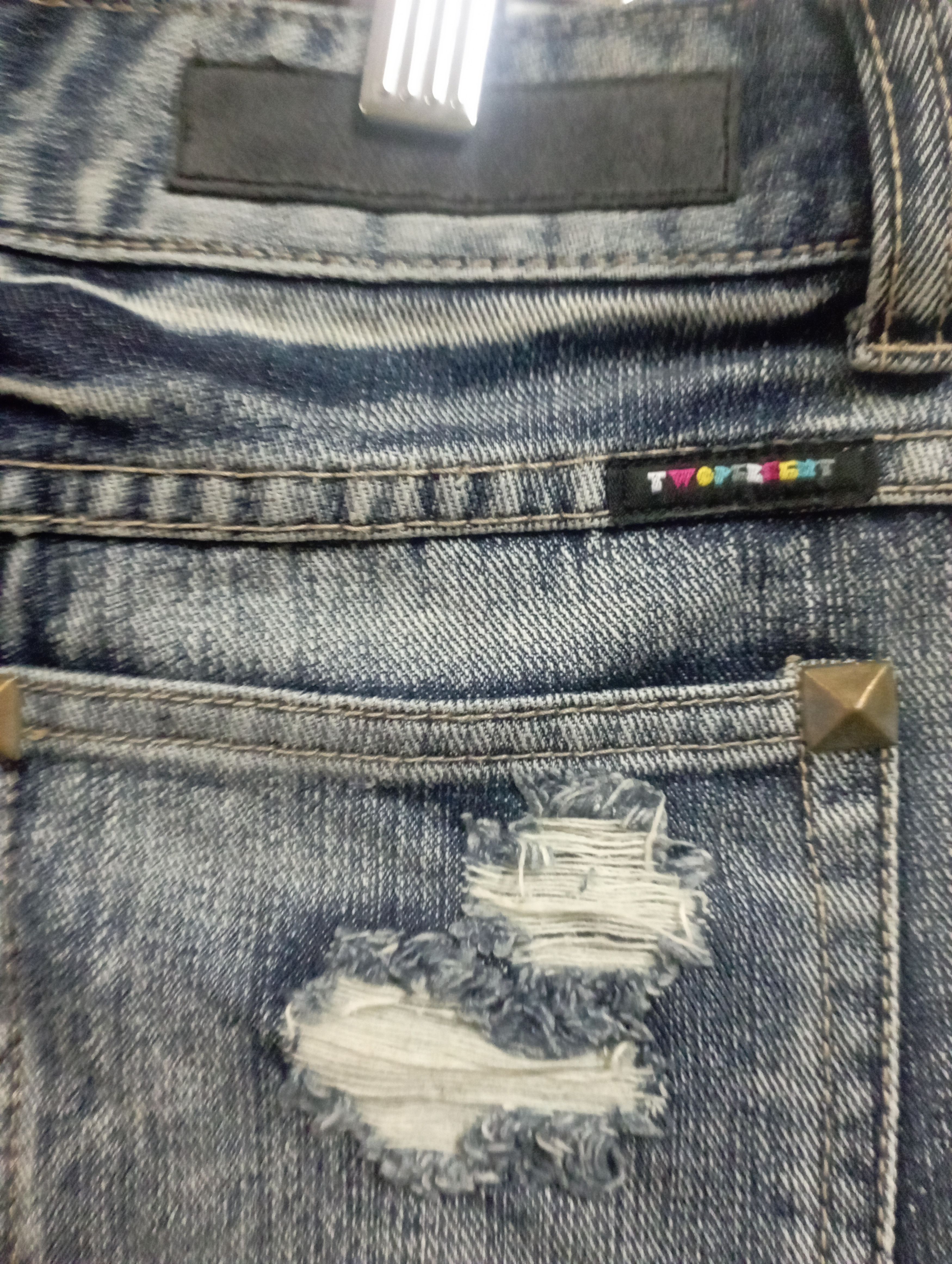 PPFM Punk Mud Rusty Patchwork Jeans Japan TwoPercent Jeans Size US 31 - 16 Thumbnail